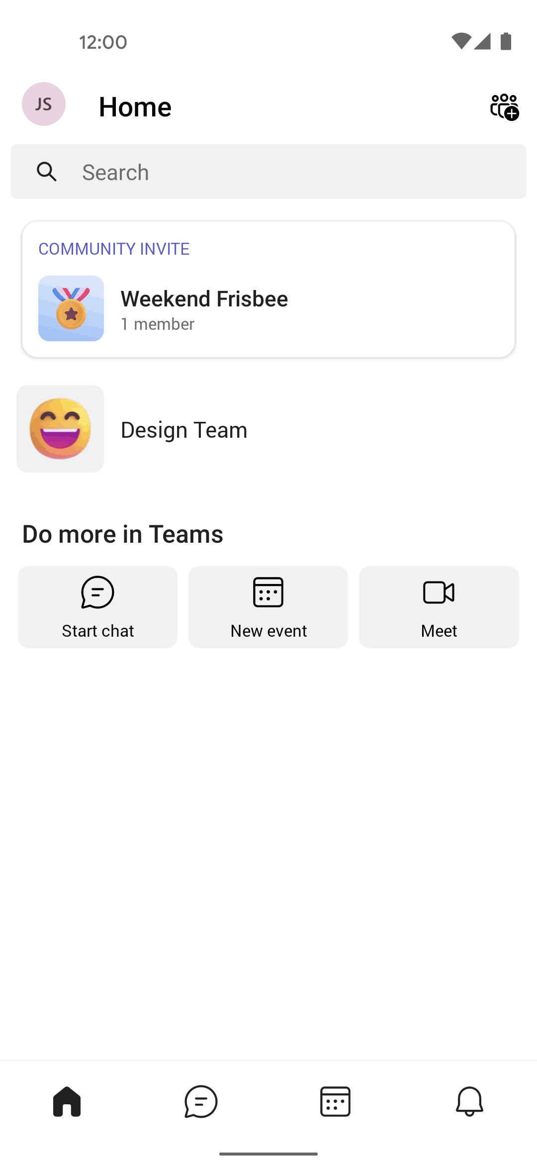 Microsoft Teams Android Business interface screenshot 3