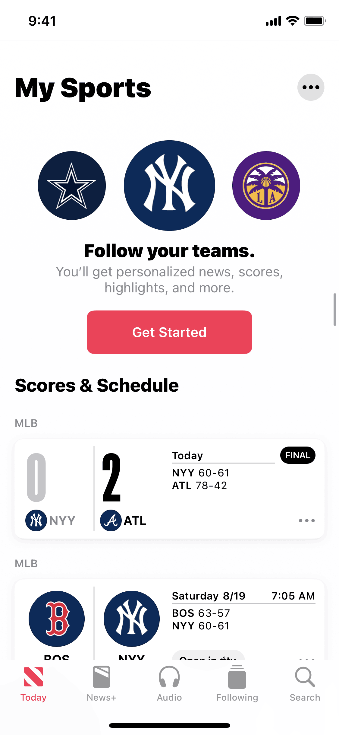 Apple News iOS News interface screenshot 3