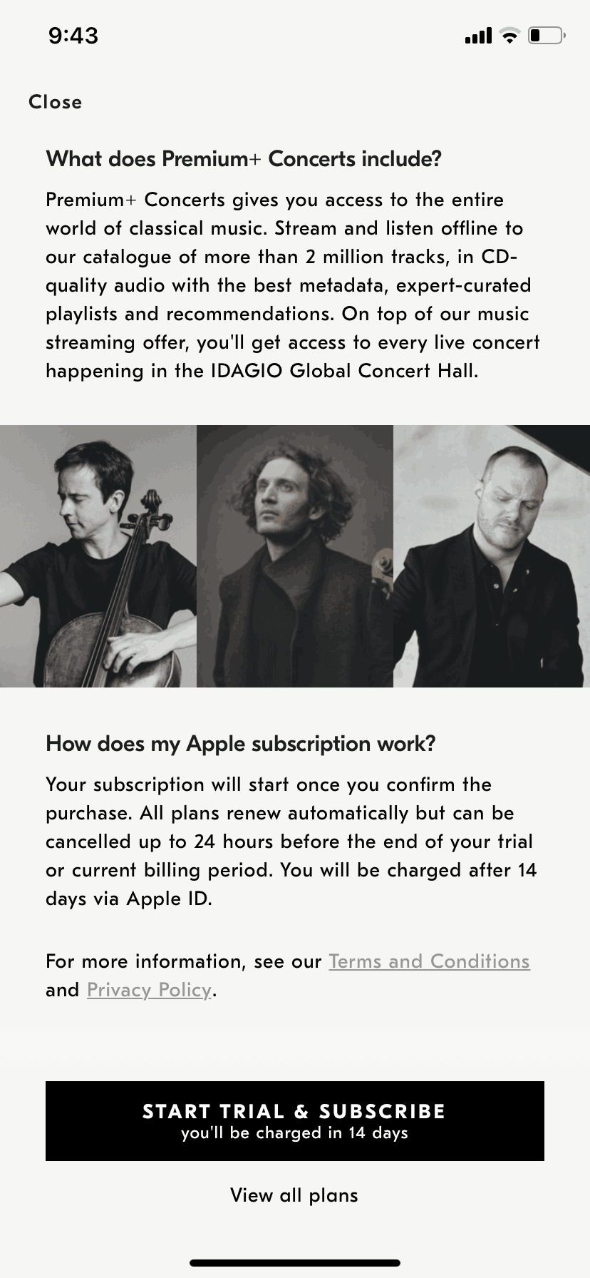 IDAGIO iOS Music & Audio interface screenshot 14