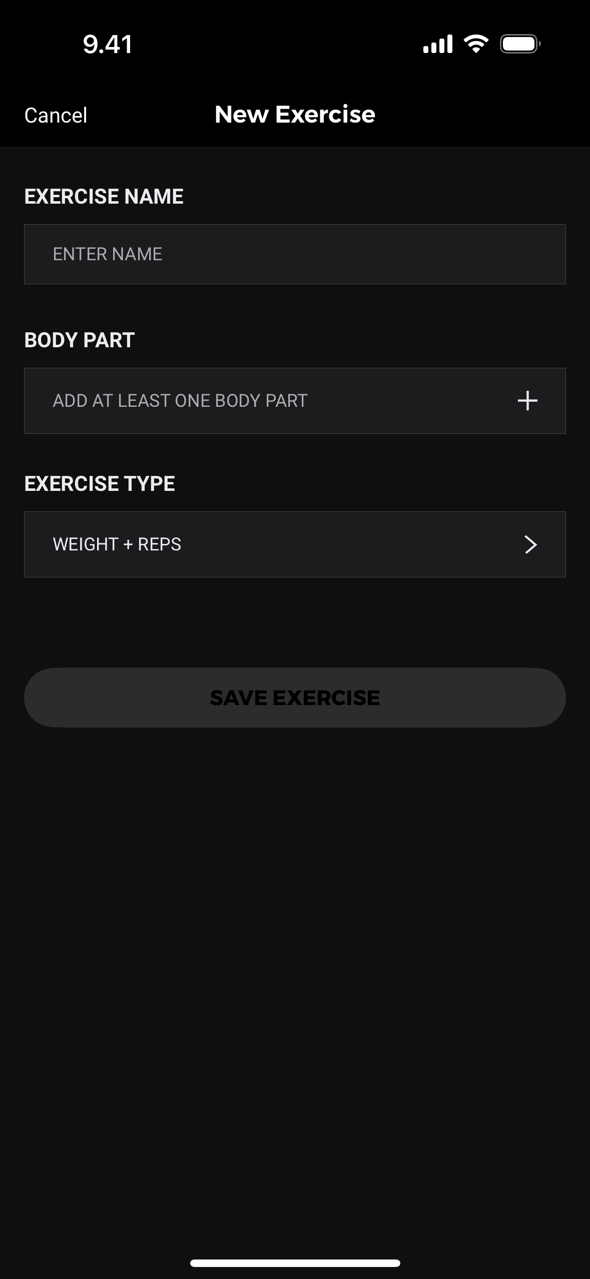 Gymshark Training and Fitness iOS Health & Fitness interface screenshot 9