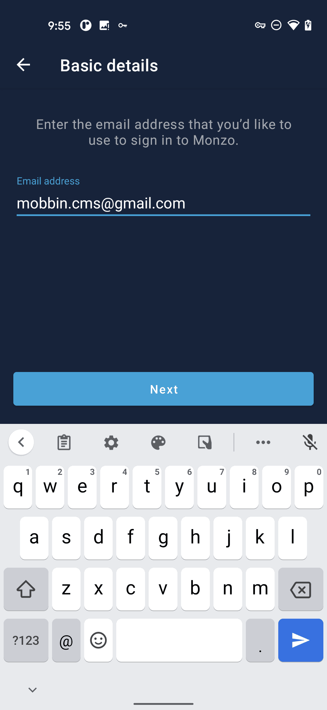 Monzo Android Finance interface screenshot 5