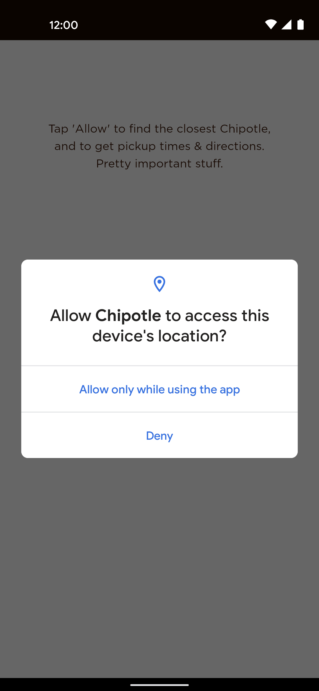 Chipotle Android Food & Drink interface screenshot 21