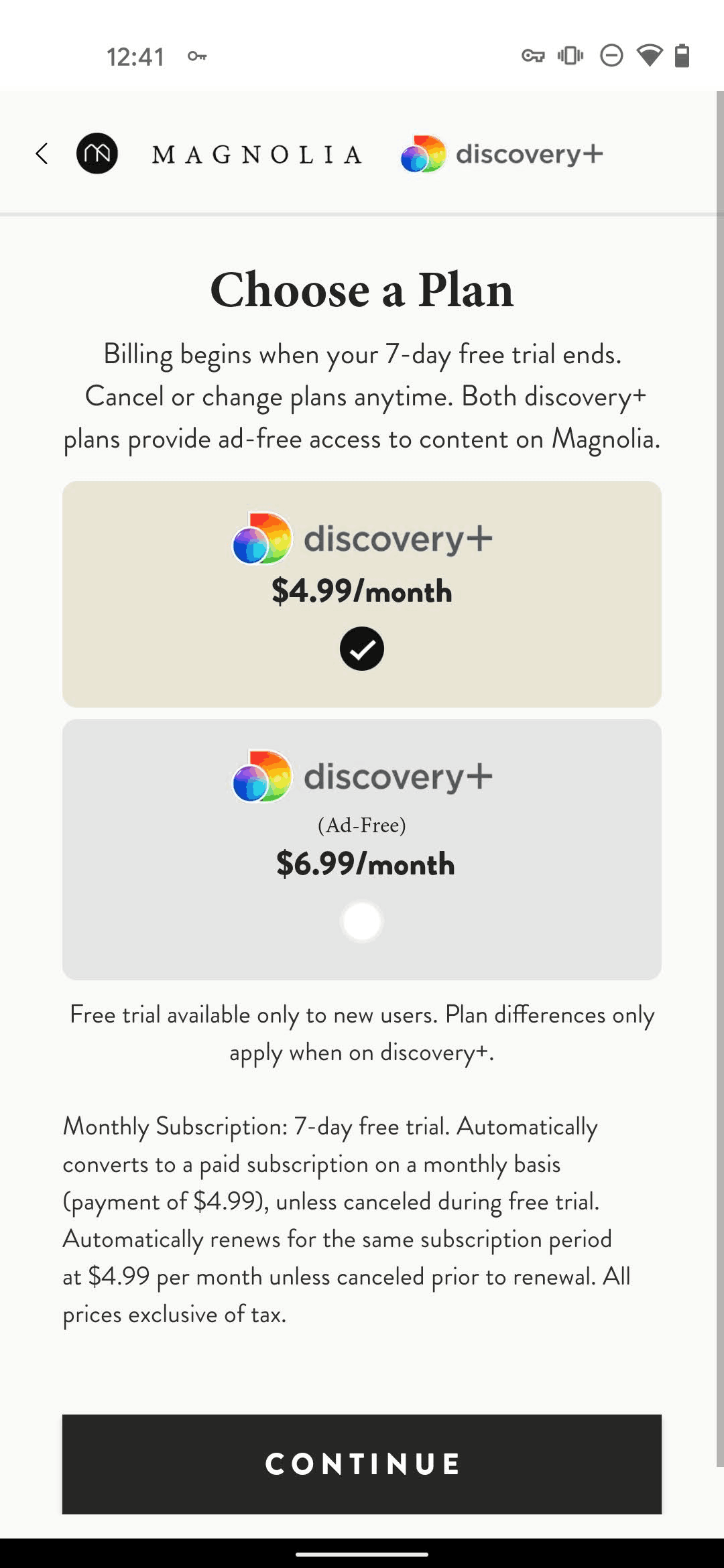 Magnolia Android Entertainment interface screenshot 21