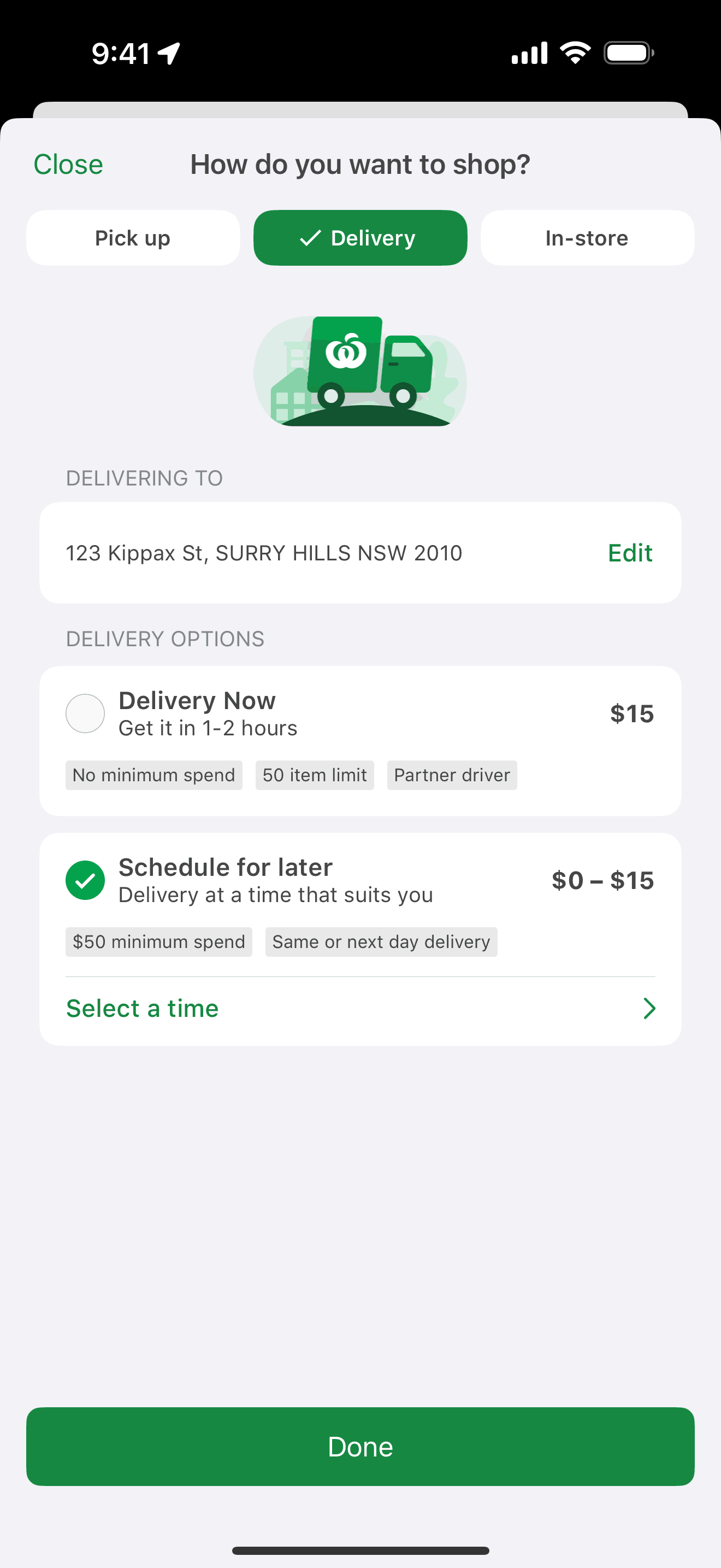 Woolworths iOS Shopping interface screenshot 6