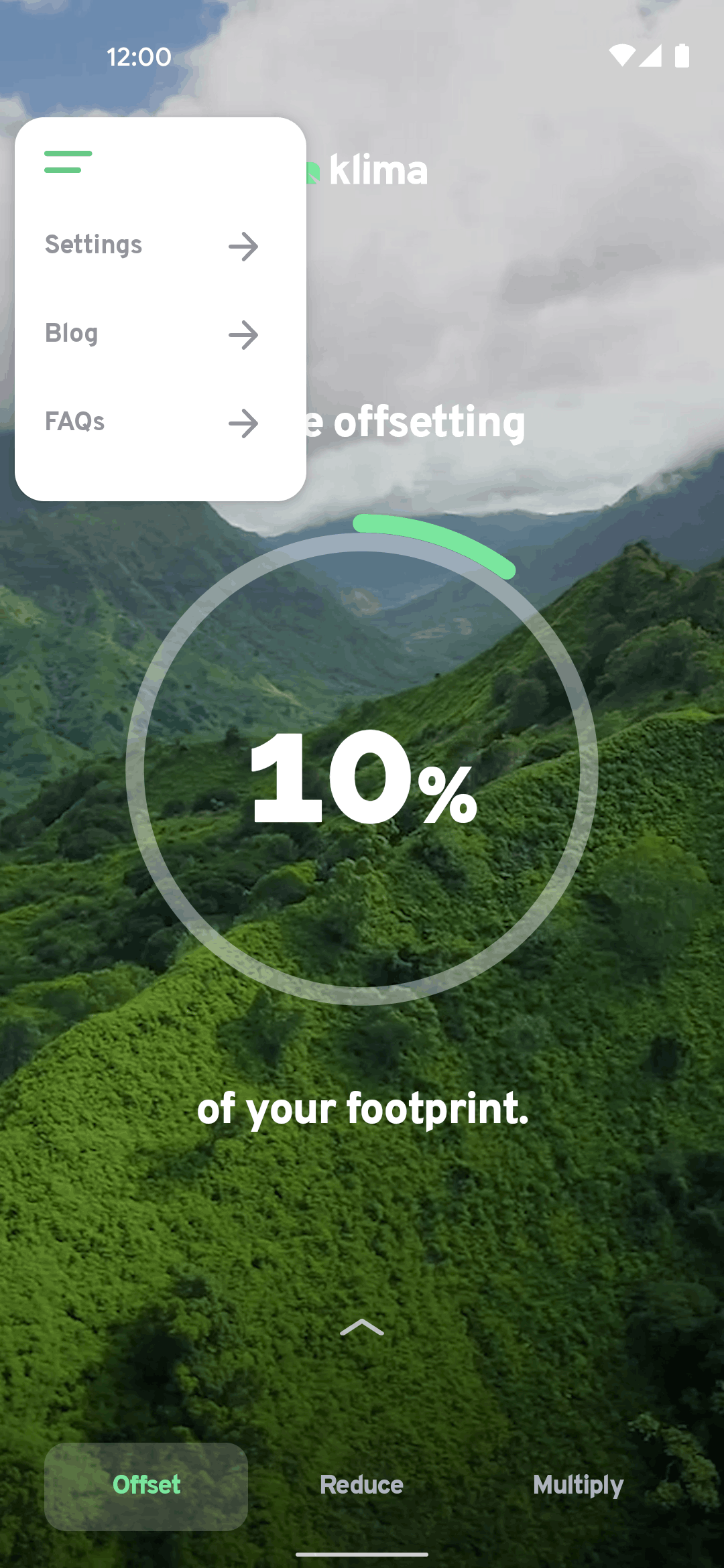 Klima Android Lifestyle interface screenshot 9