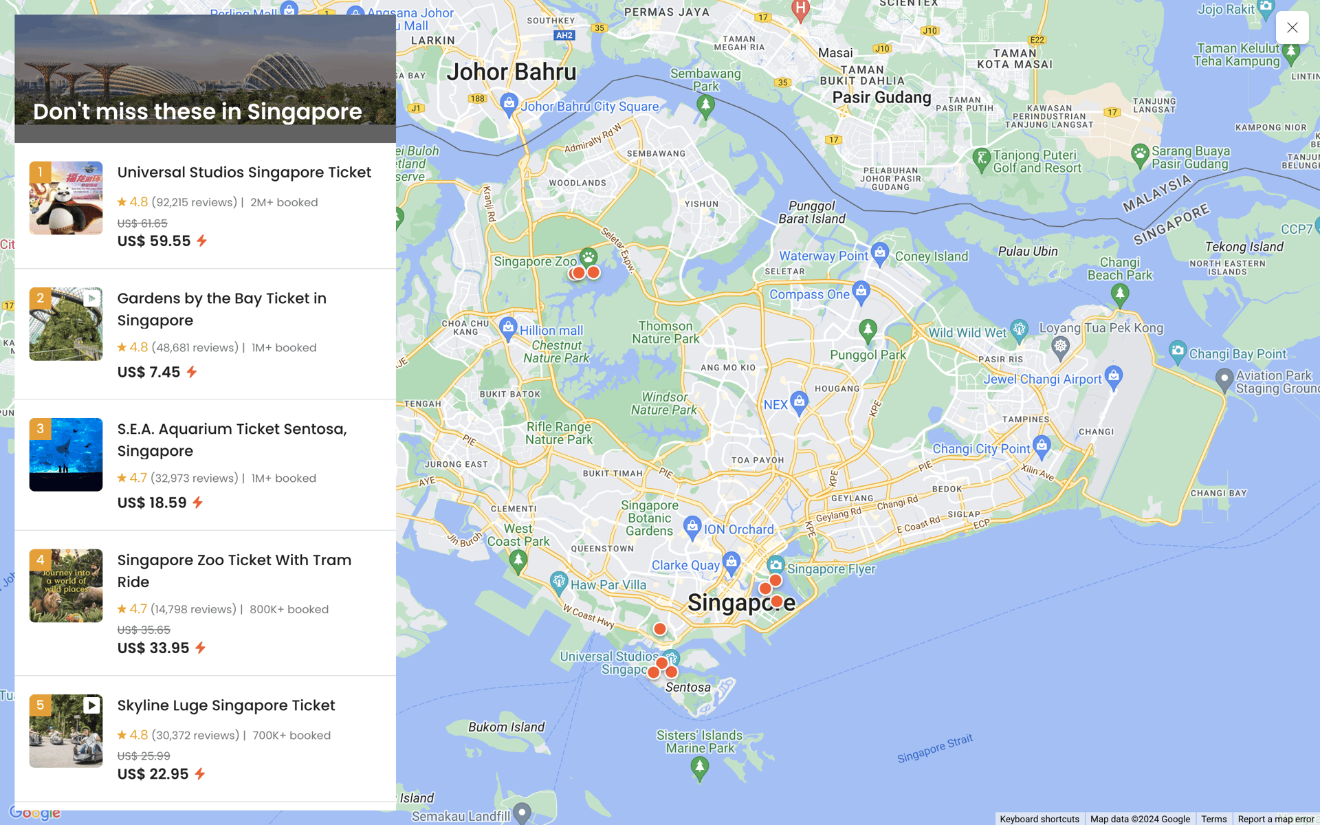Klook Web Lifestyle interface screenshot 3