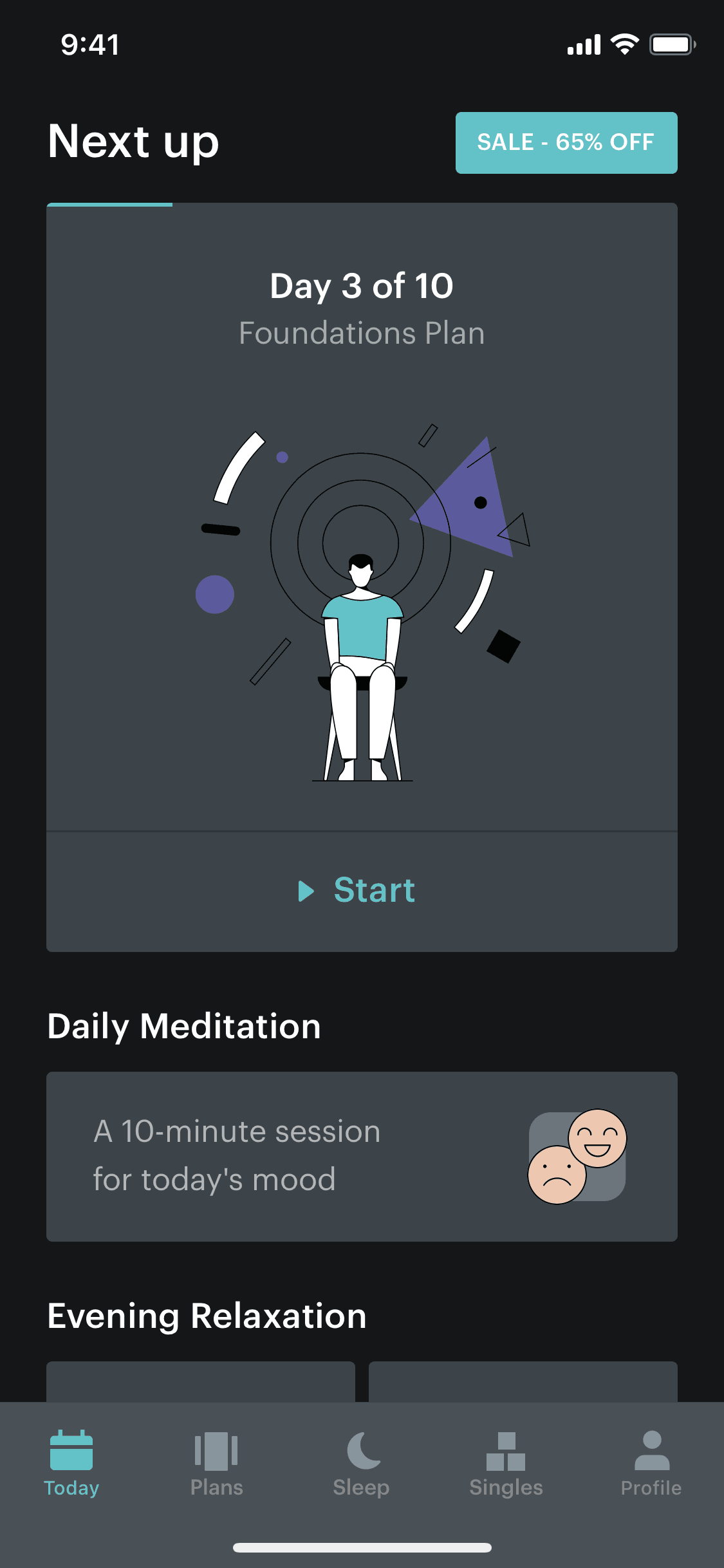Balance iOS Health & Fitness interface screenshot 23