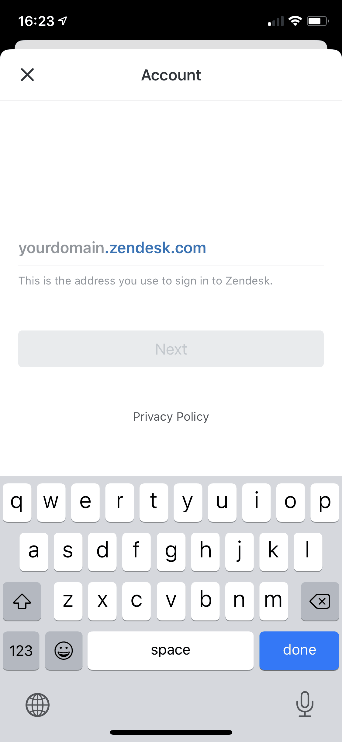 Zendesk Support iOS Business interface screenshot 5