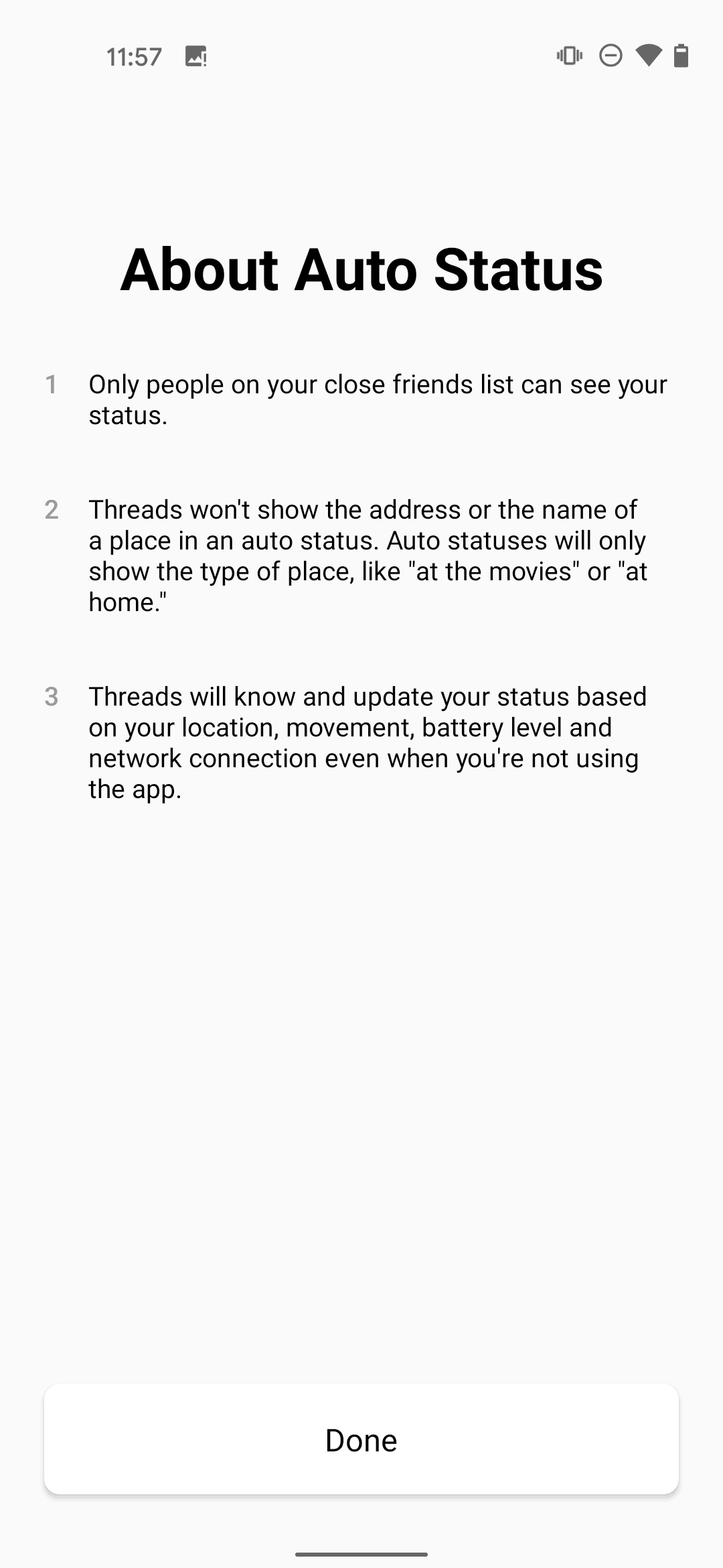 Threads Android Social Networking interface screenshot 13