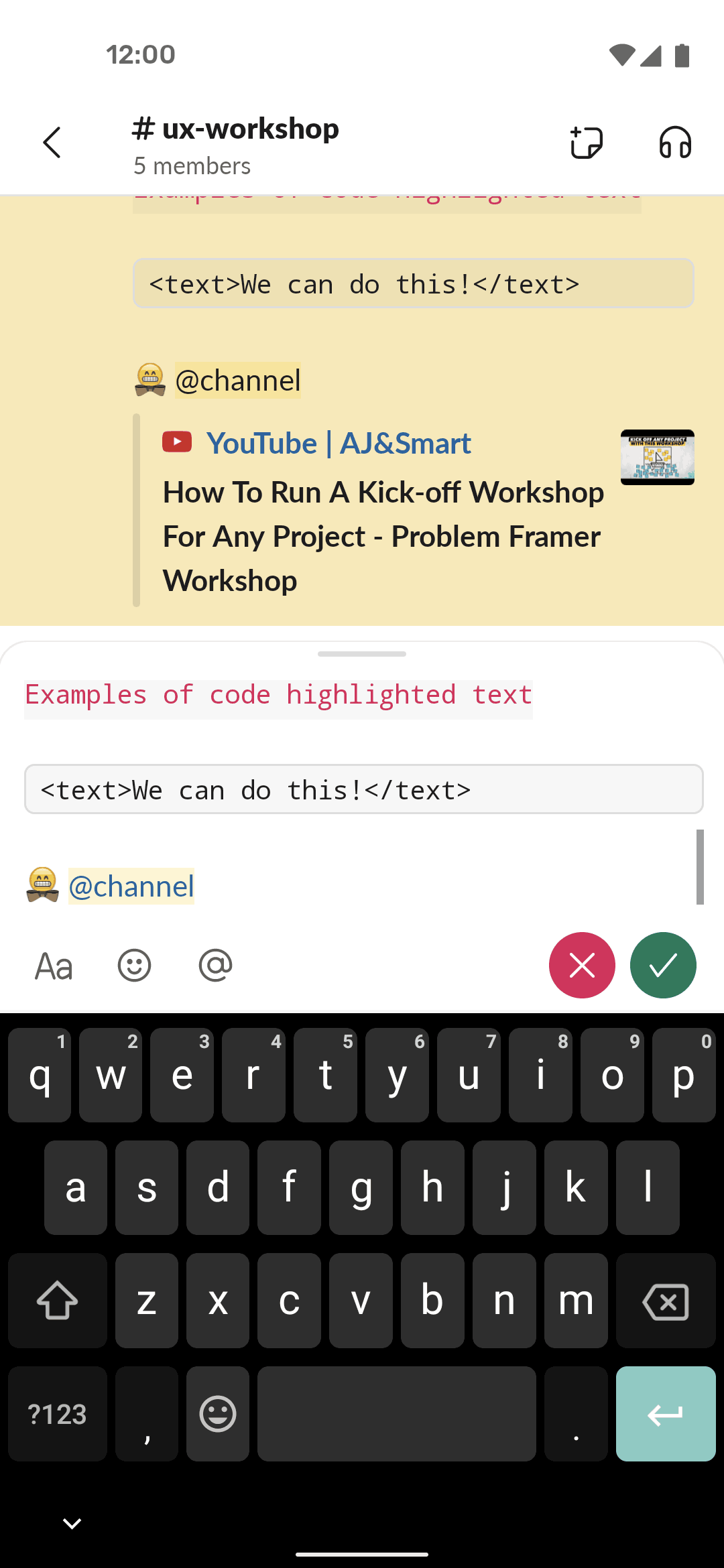 Slack Android Business interface screenshot 22
