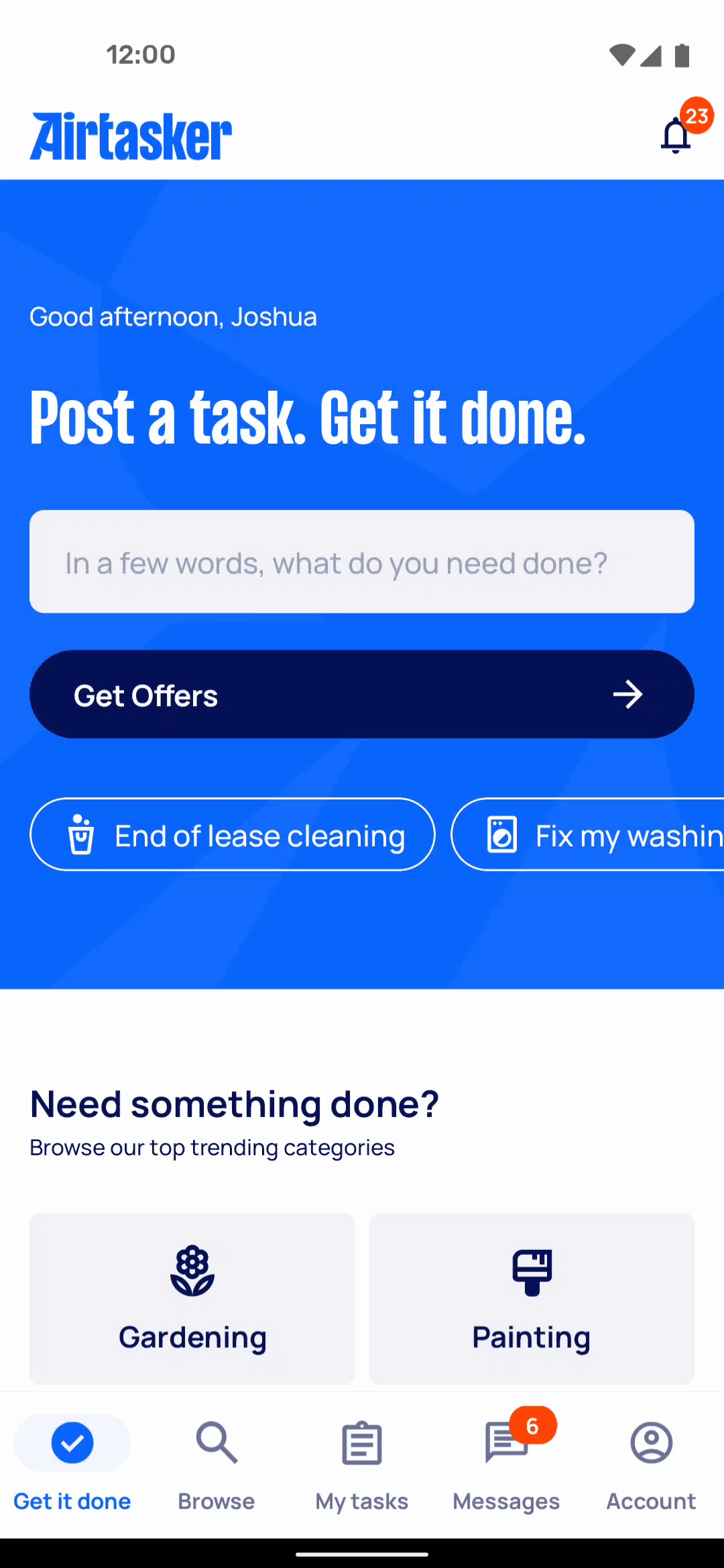 Airtasker Android Business interface screenshot 8