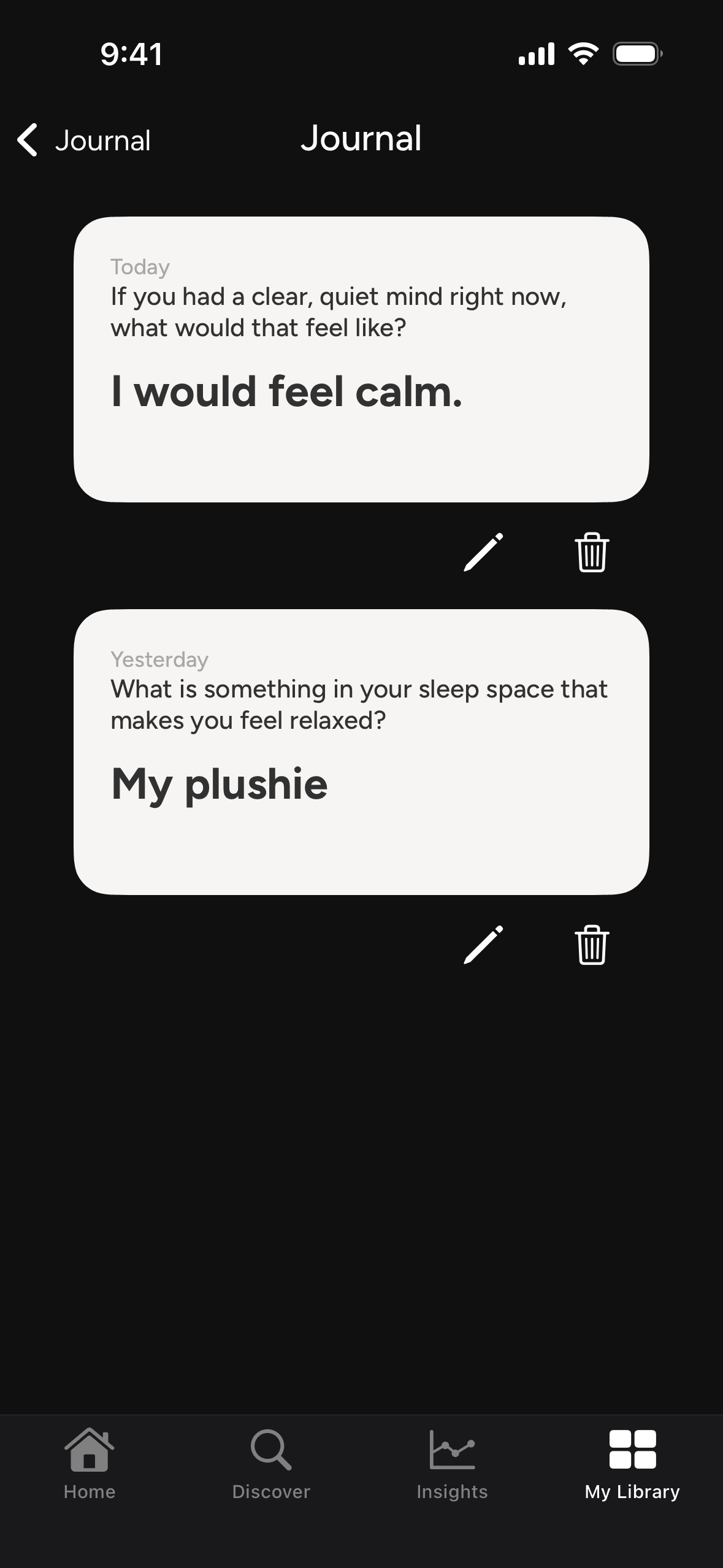 Calm Sleep iOS Health & Fitness interface screenshot 21