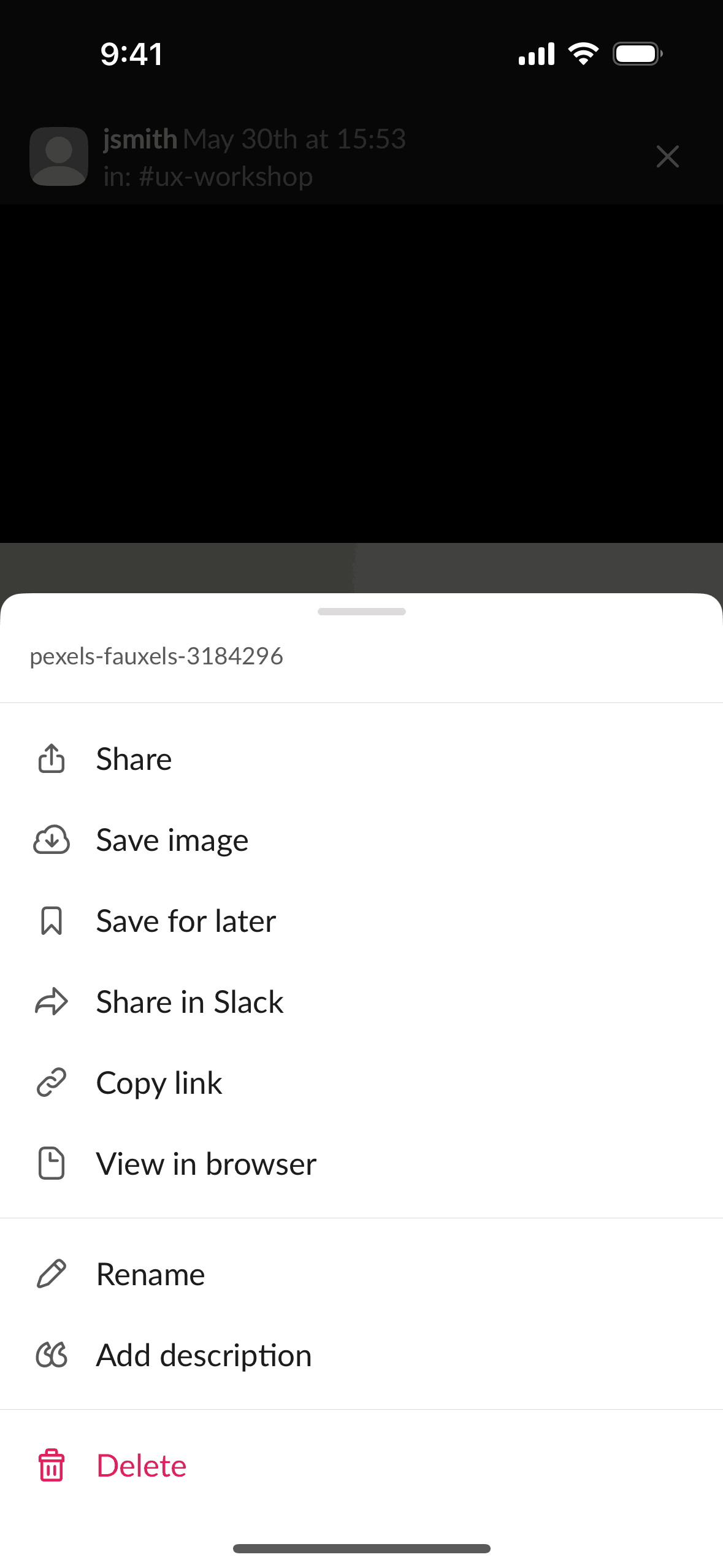 Slack iOS Business interface screenshot 13