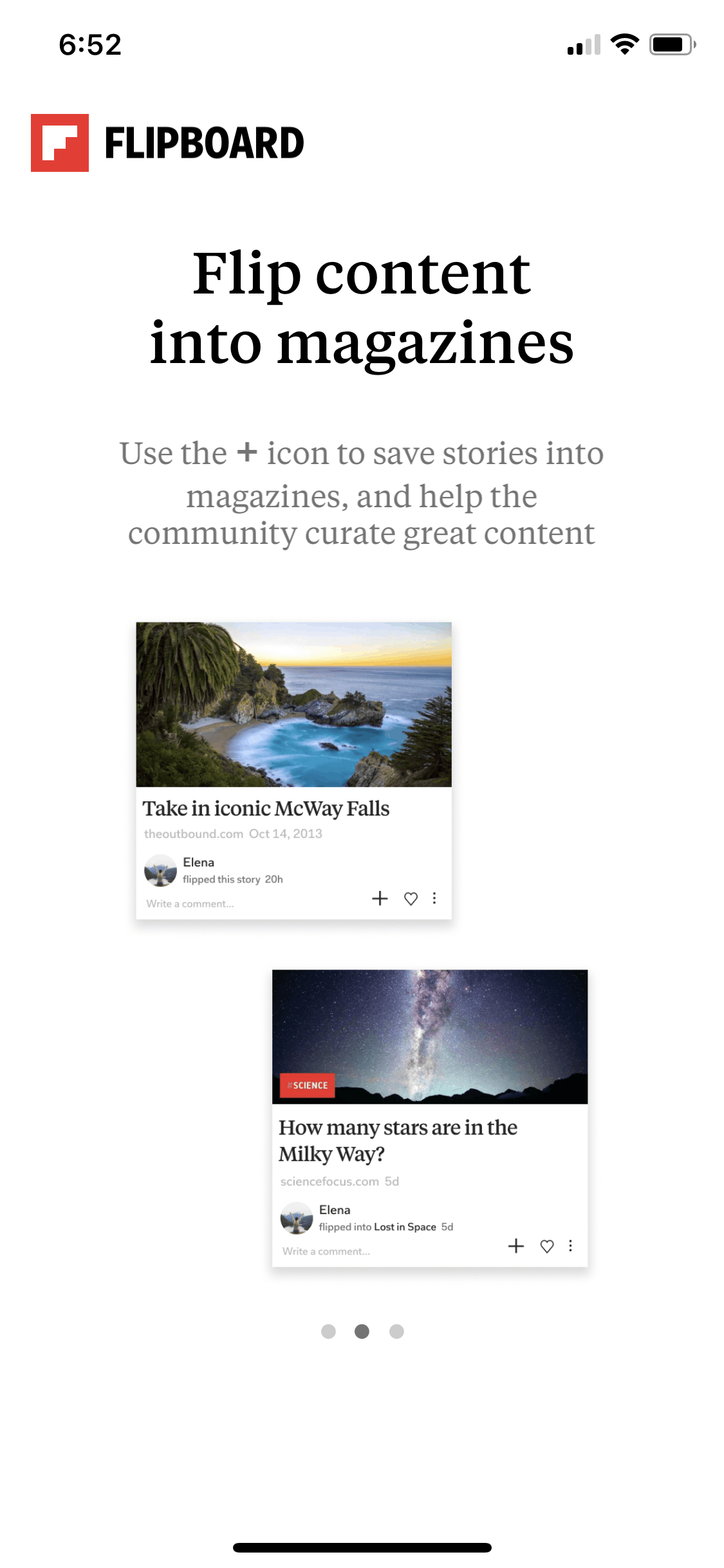 Flipboard iOS News interface screenshot 5