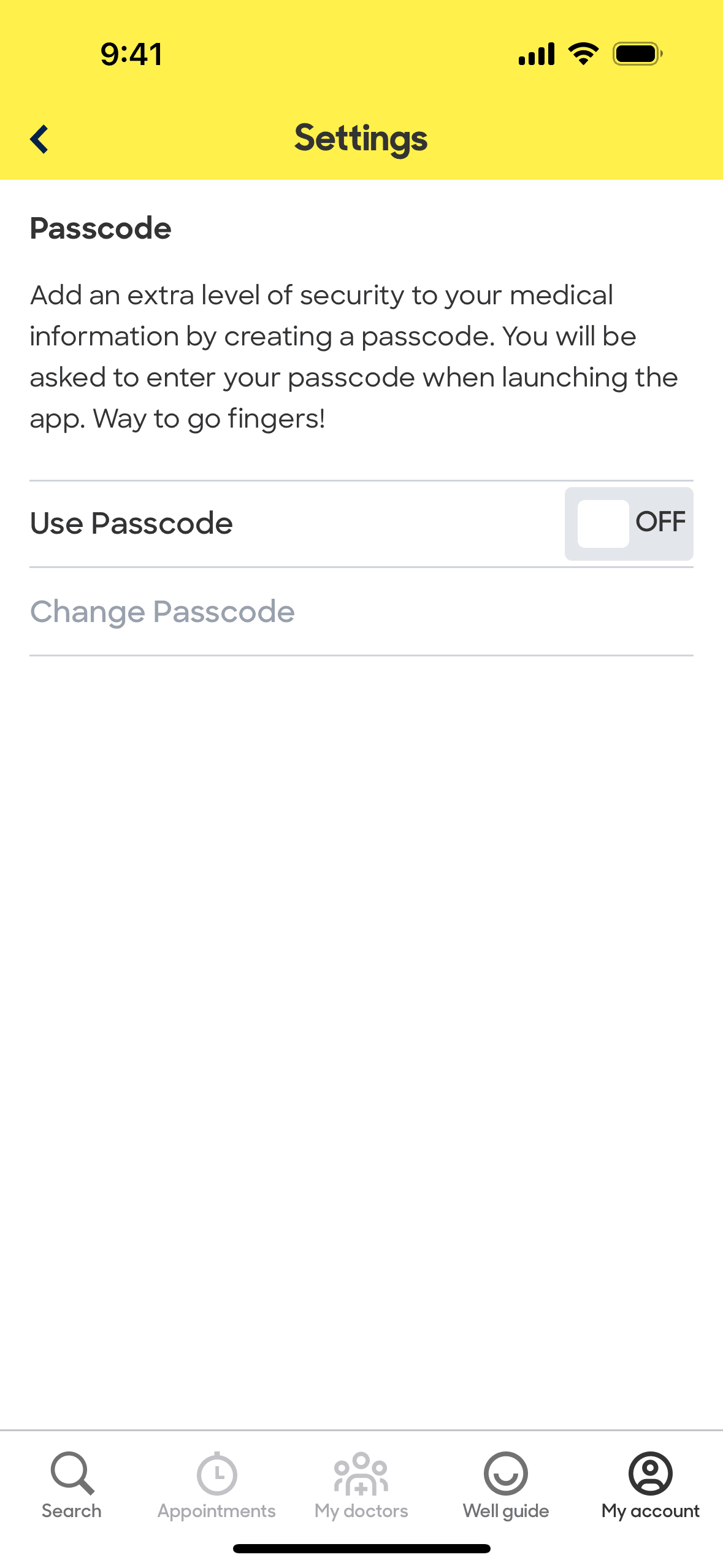 Zocdoc iOS Medical interface screenshot 17
