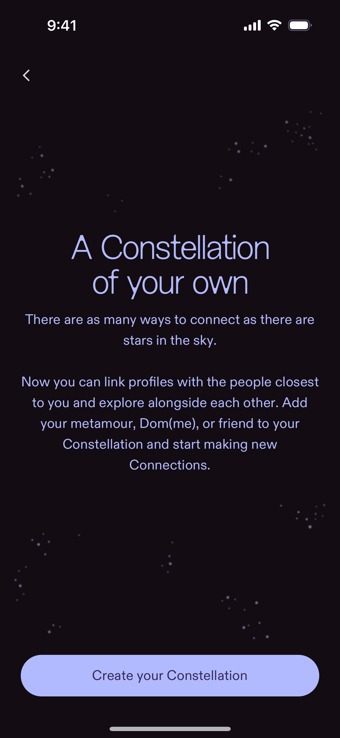 Feeld iOS Communication interface screenshot 13
