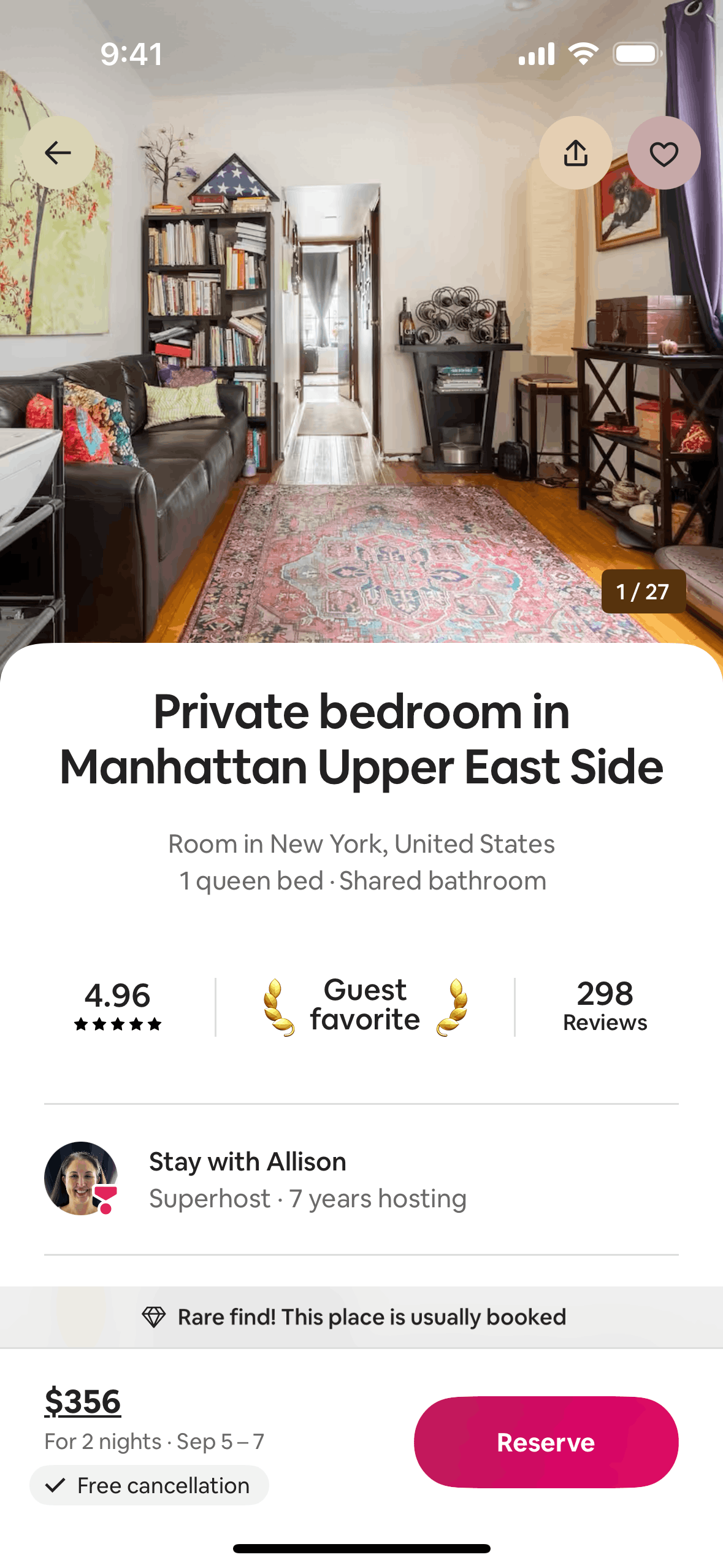 Airbnb iOS Real Estate interface screenshot 5