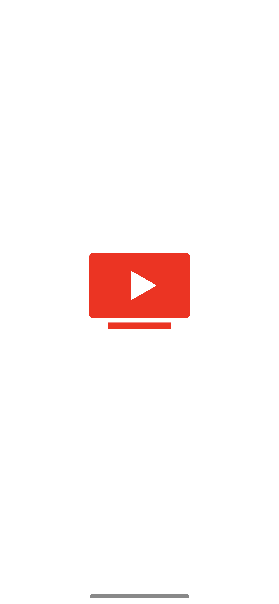 Onboarding on YouTube TV (ios) screen 1