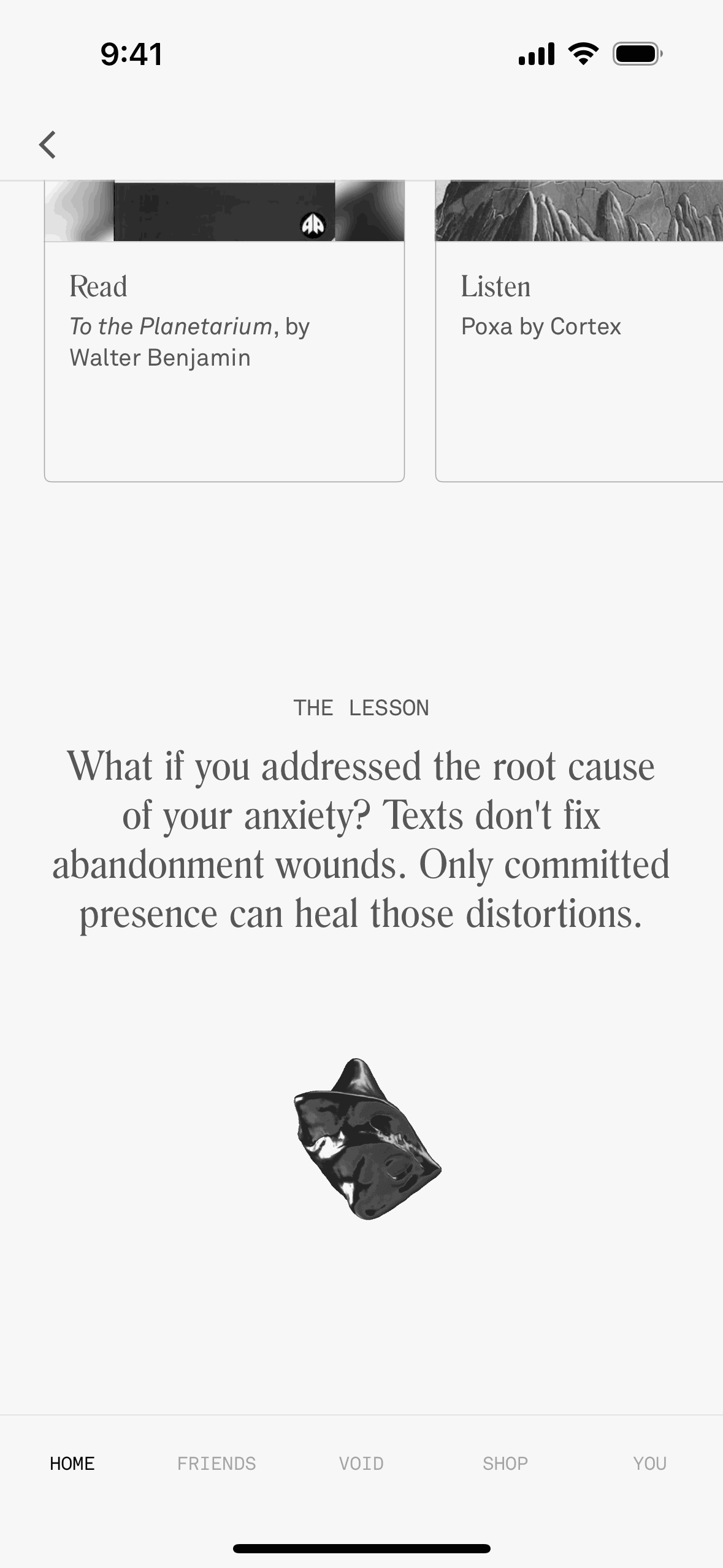 Co–Star iOS Lifestyle interface screenshot 2