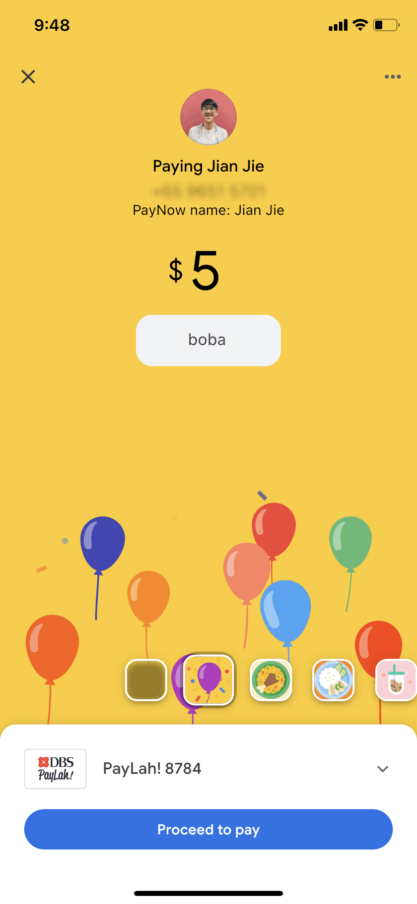 Google Pay iOS Finance interface screenshot 1