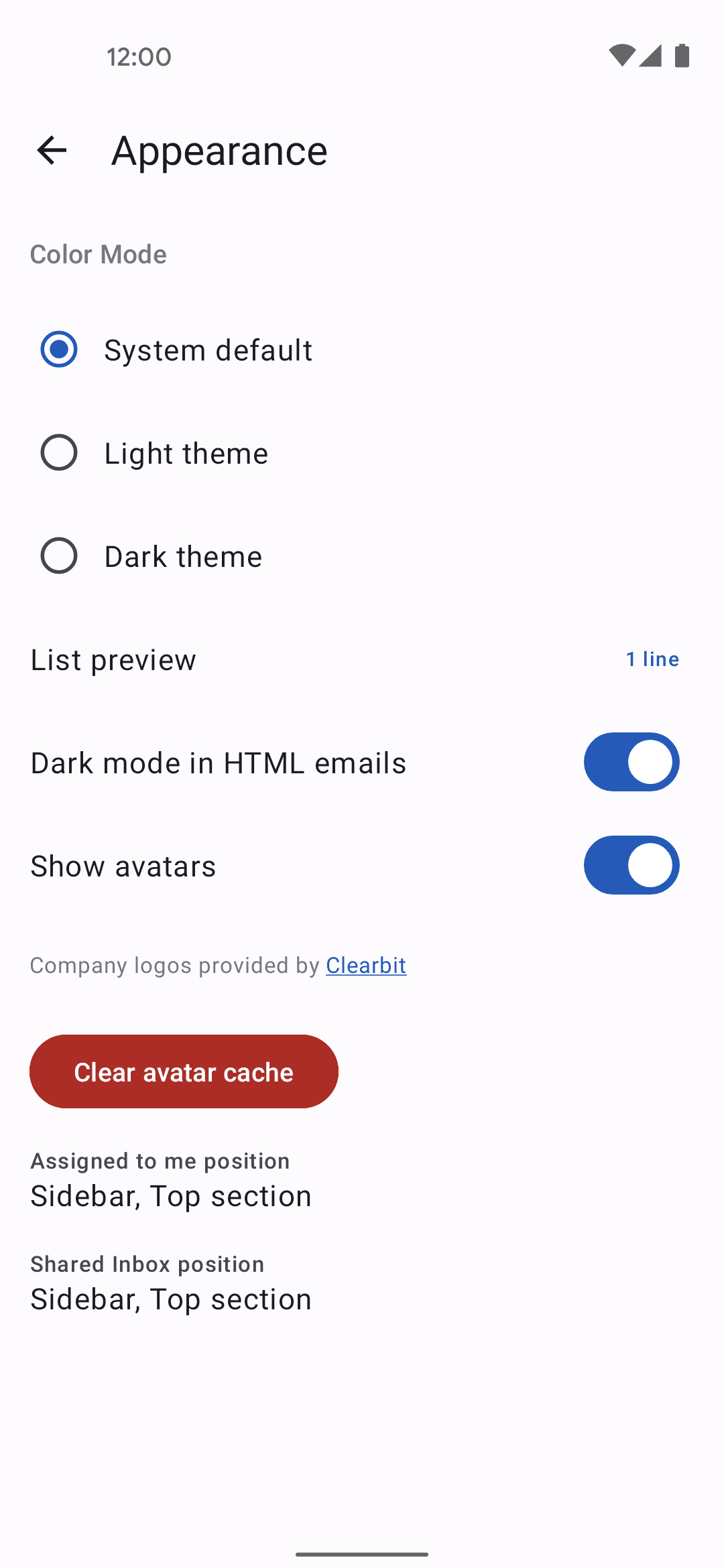 Spark Mail Android AI interface screenshot 22