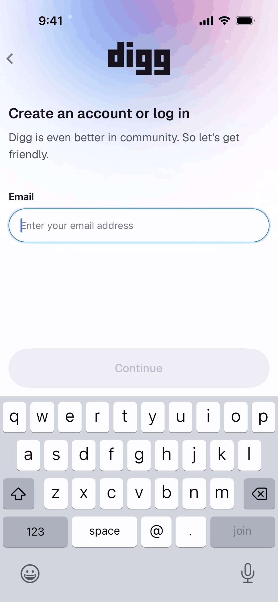 Digg iOS Social Networking interface screenshot 23