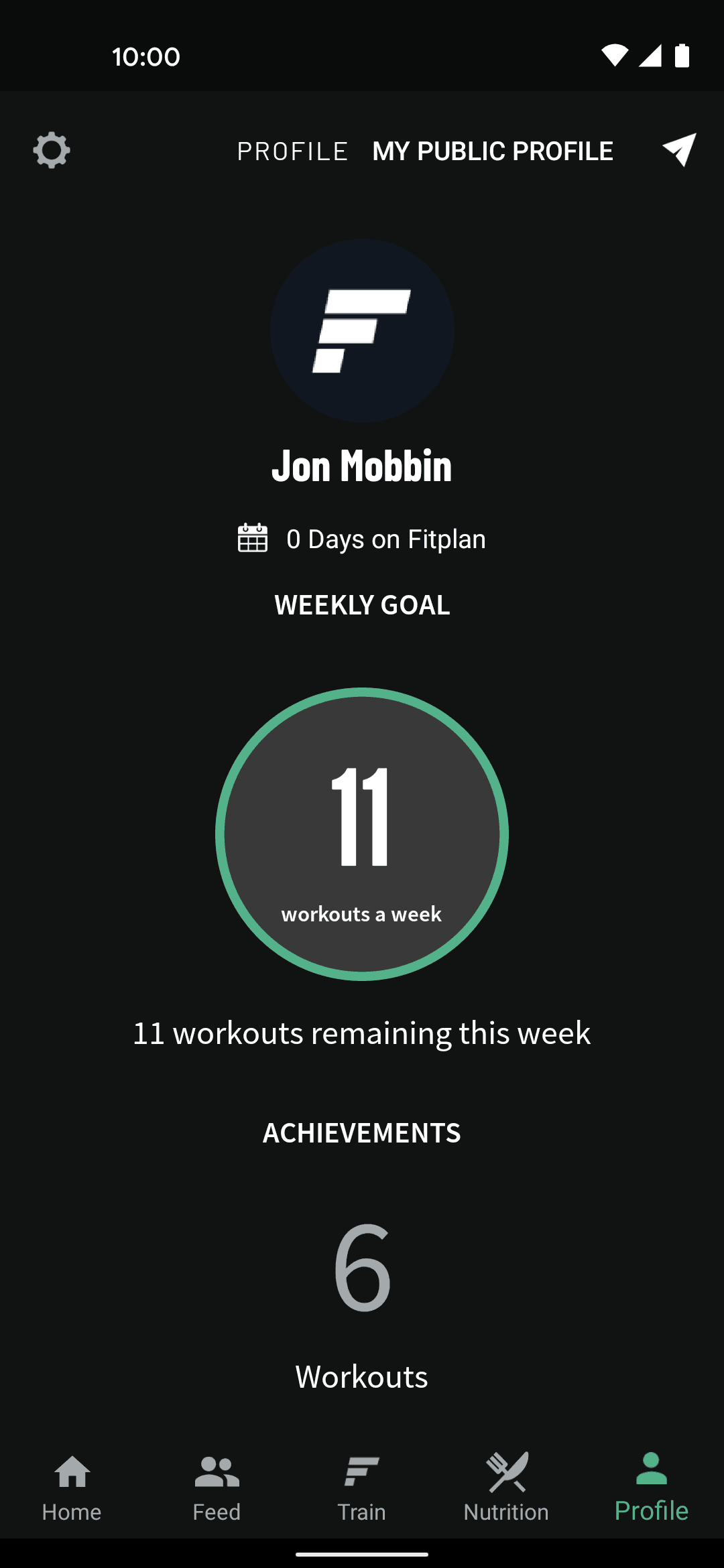 Fitplan Android Health & Fitness interface screenshot 4