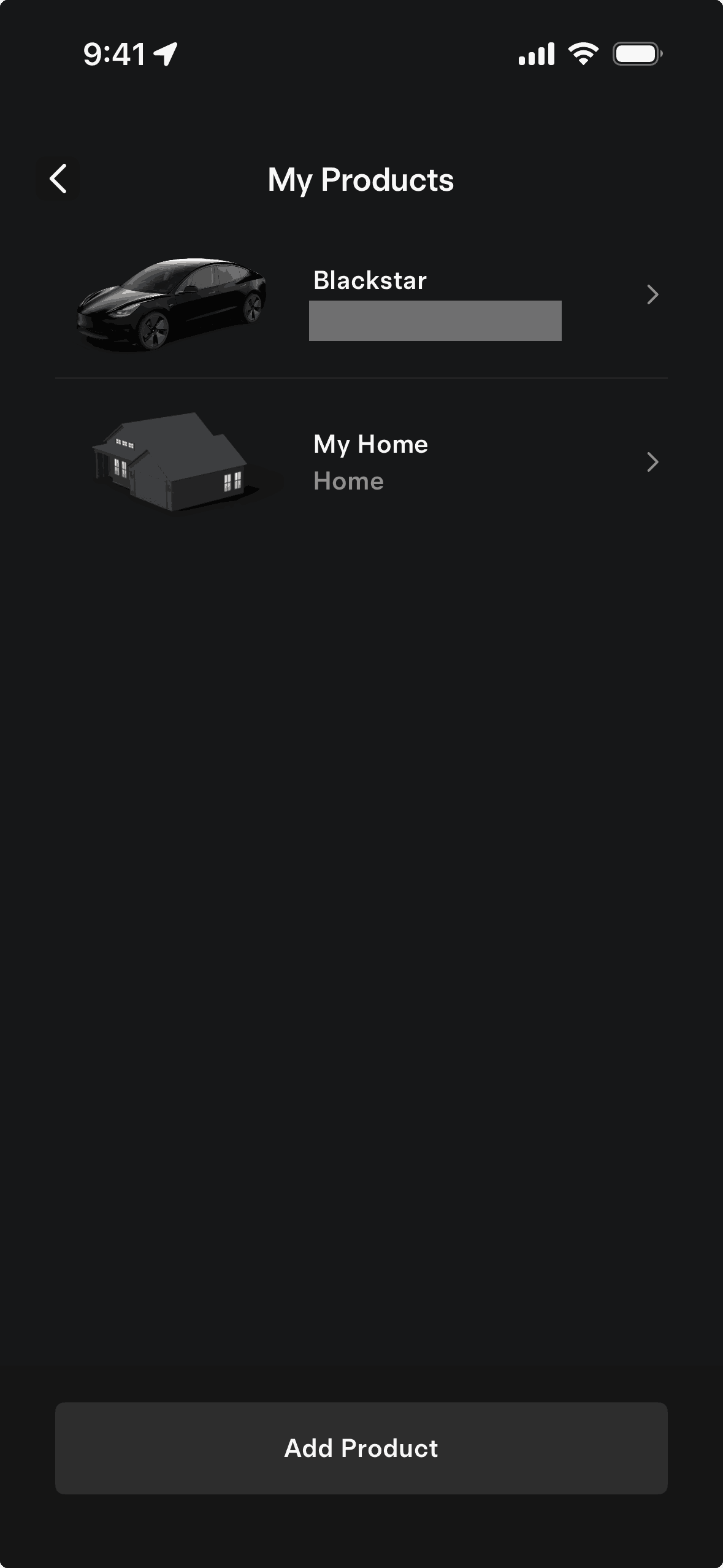 Tesla iOS Travel & Transportation interface screenshot 13