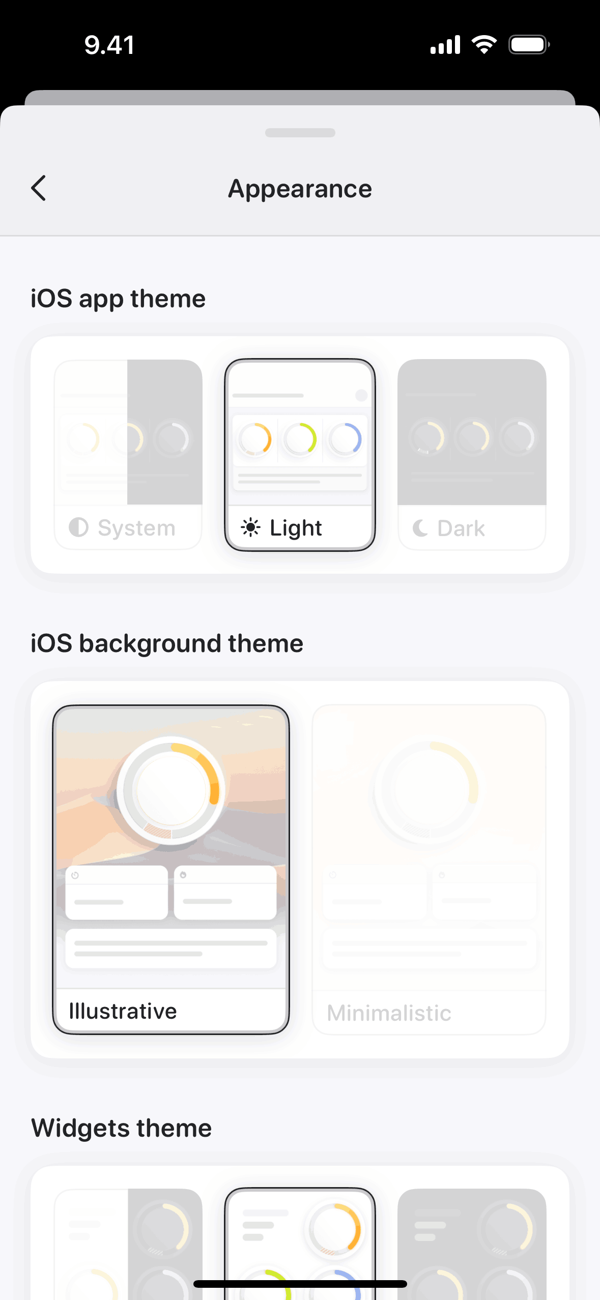 Bevel iOS Health & Fitness interface screenshot 5