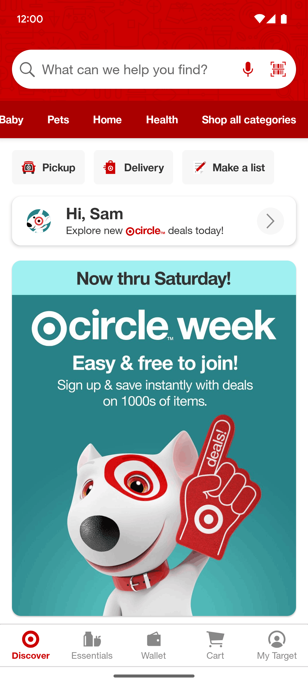 Target Android Shopping interface screenshot 19
