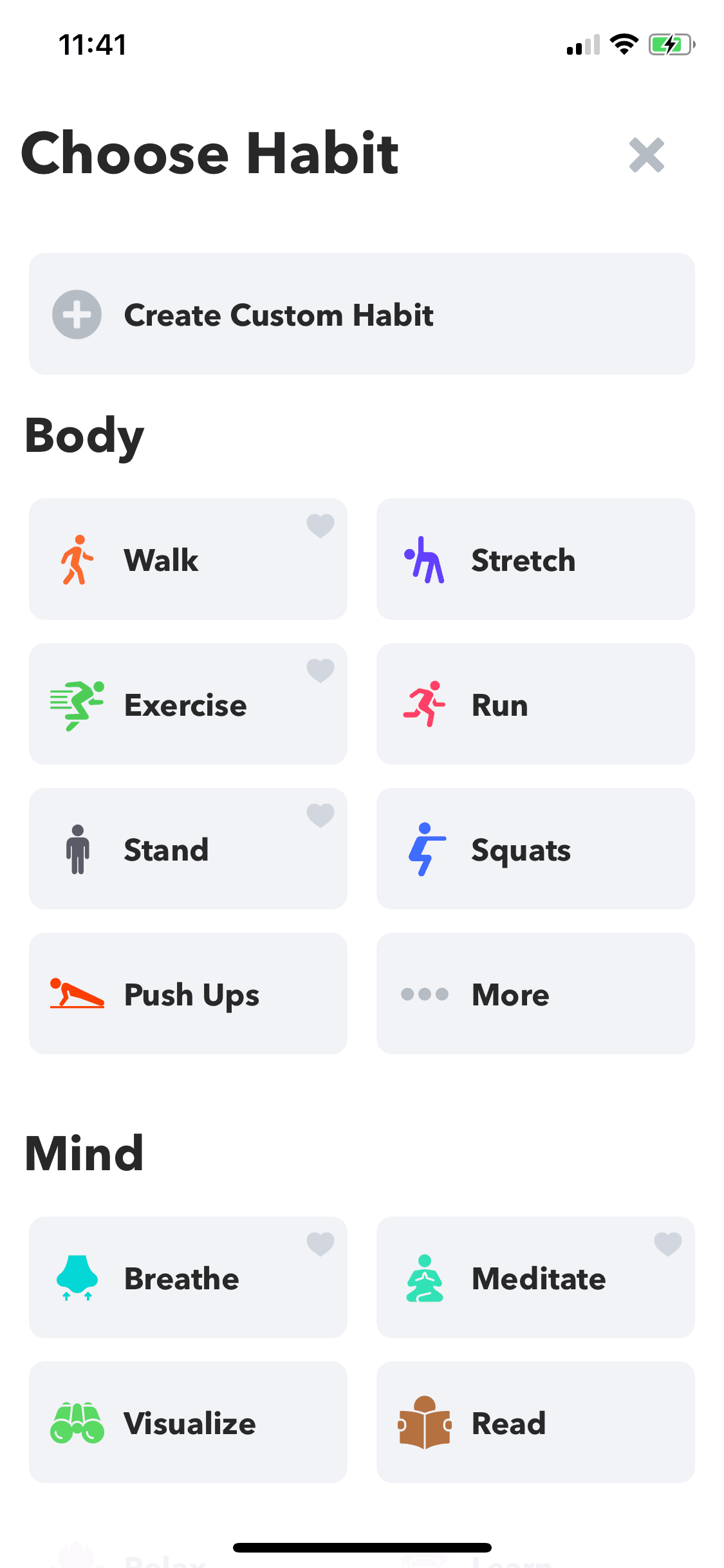 HabitMinder iOS Health & Fitness interface screenshot 7