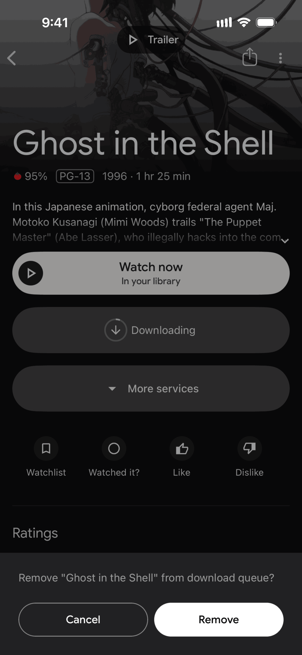 Google TV iOS Entertainment interface screenshot 24