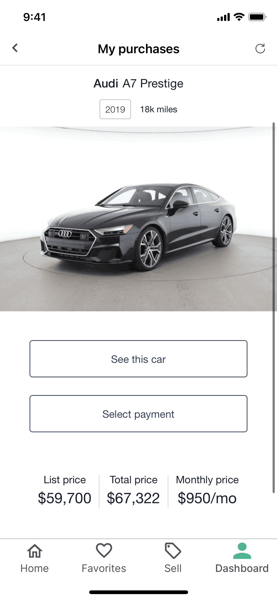 Shift iOS Shopping interface screenshot 24