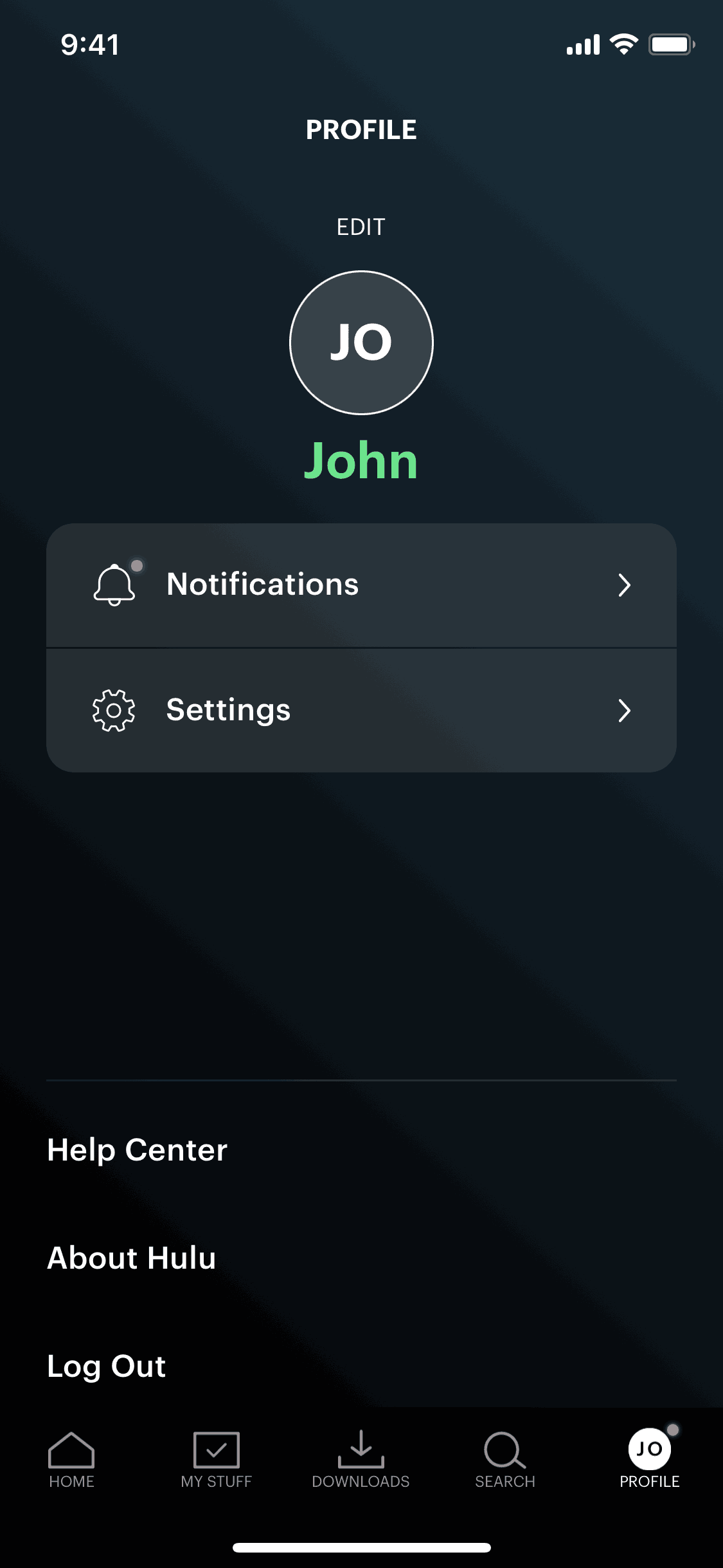 Hulu iOS Entertainment interface screenshot 4