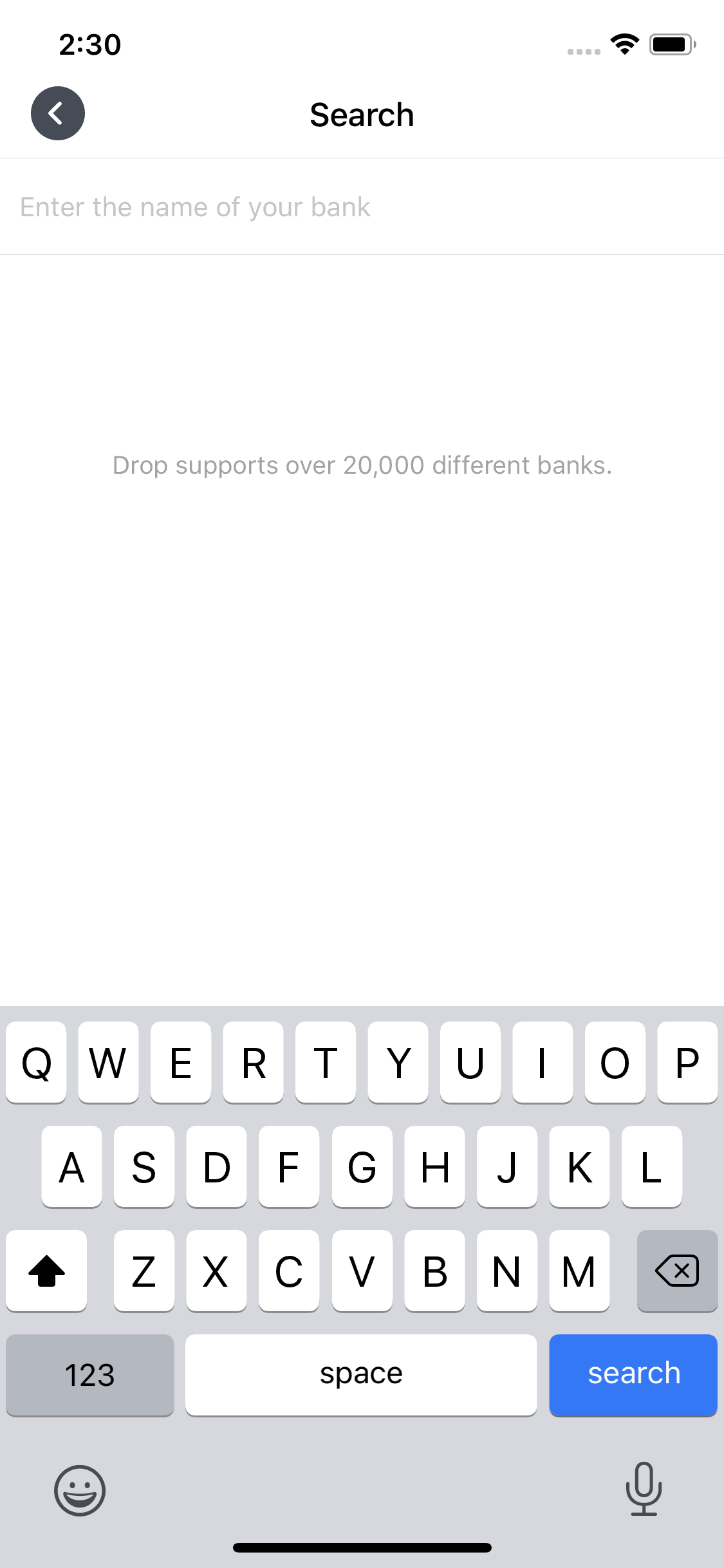 Drop iOS Lifestyle interface screenshot 9