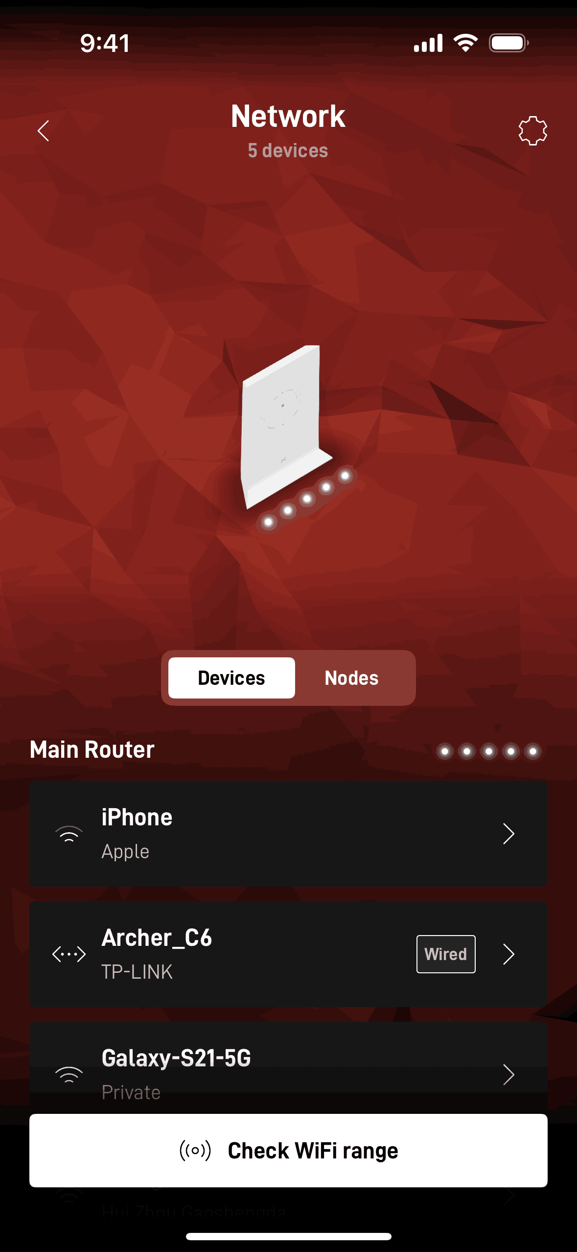 Starlink iOS Utilities interface screenshot 1
