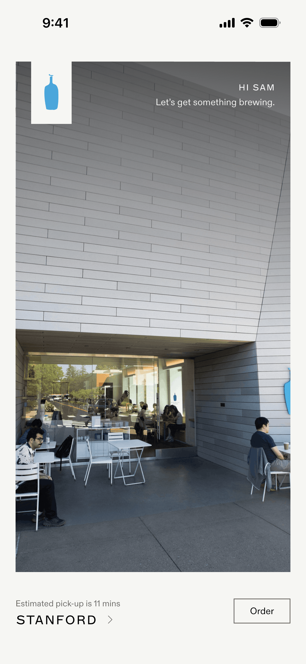 Blue Bottle Coffee iOS Food & Drink interface screenshot 1