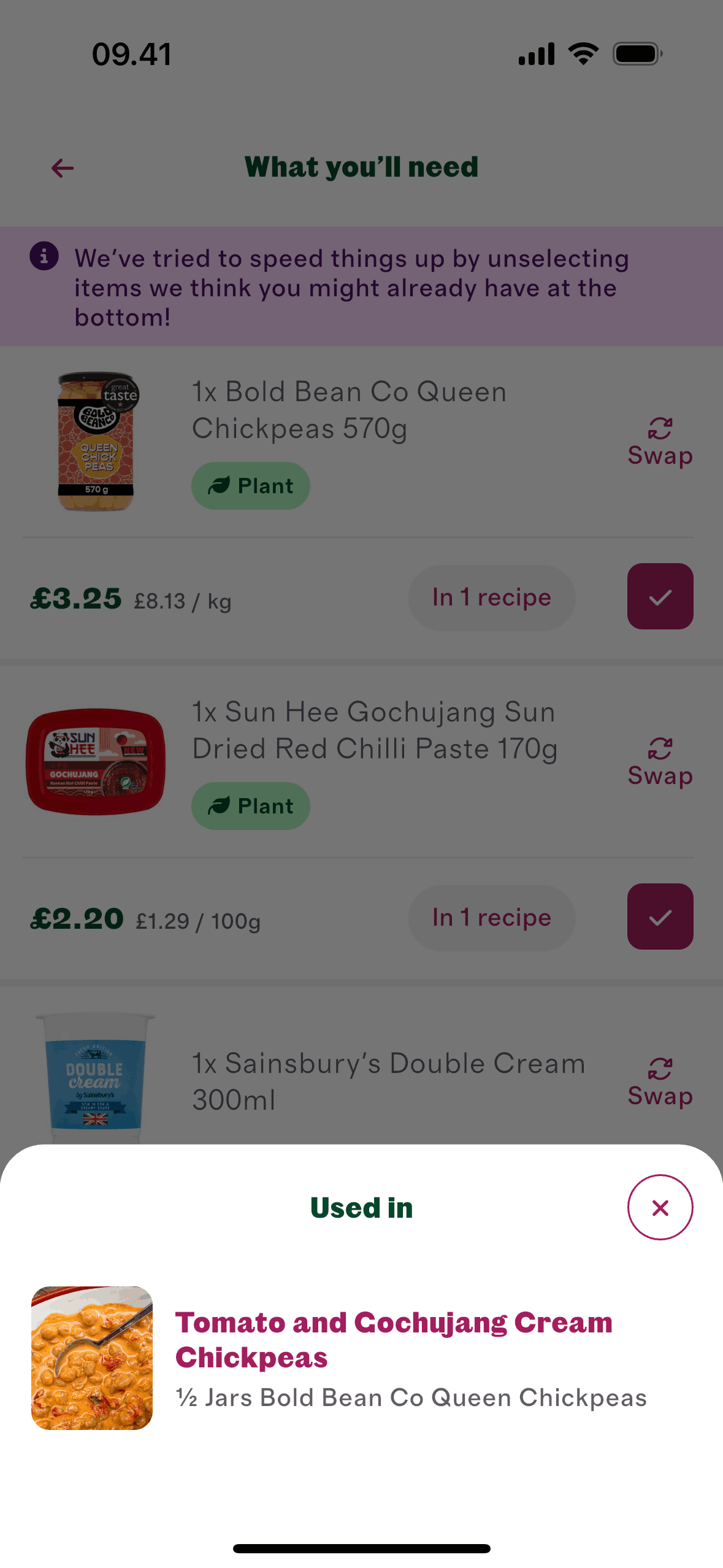 Cherrypick iOS Food & Drink interface screenshot 21