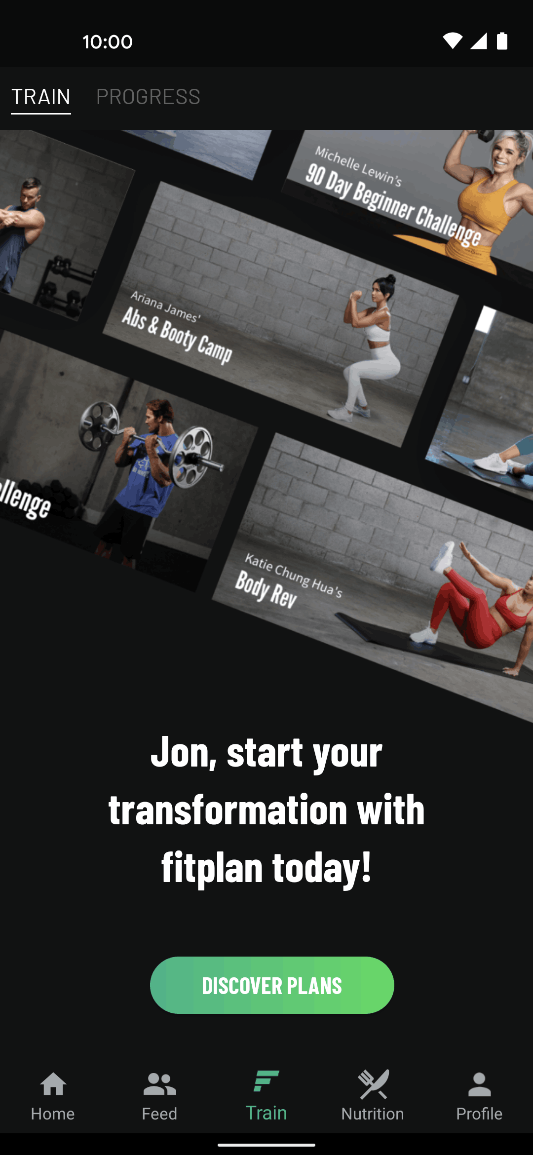 Fitplan Android Health & Fitness interface screenshot 2