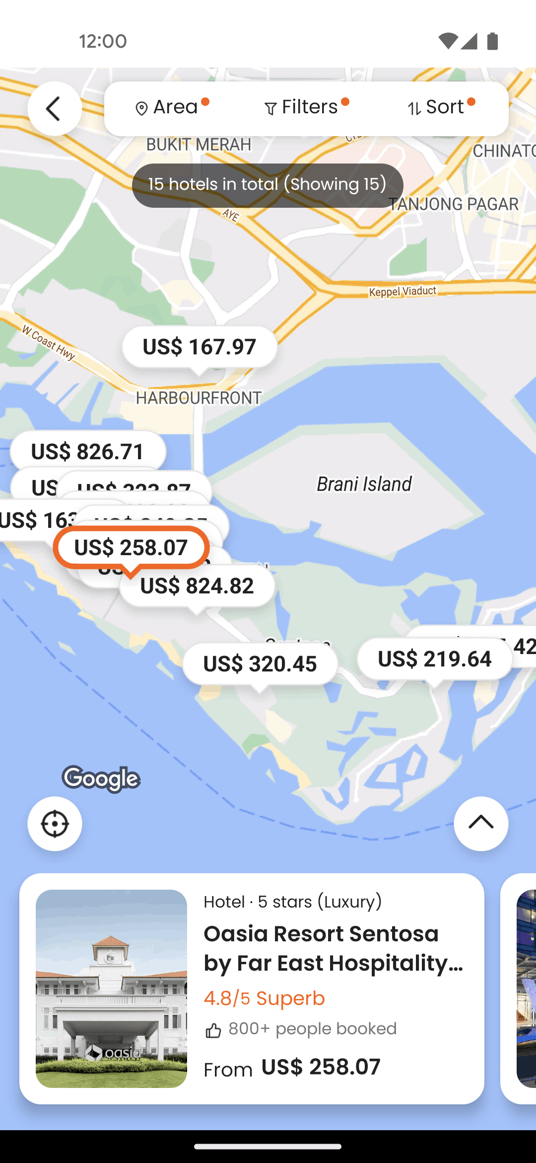 Klook Android Travel & Transportation interface screenshot 3