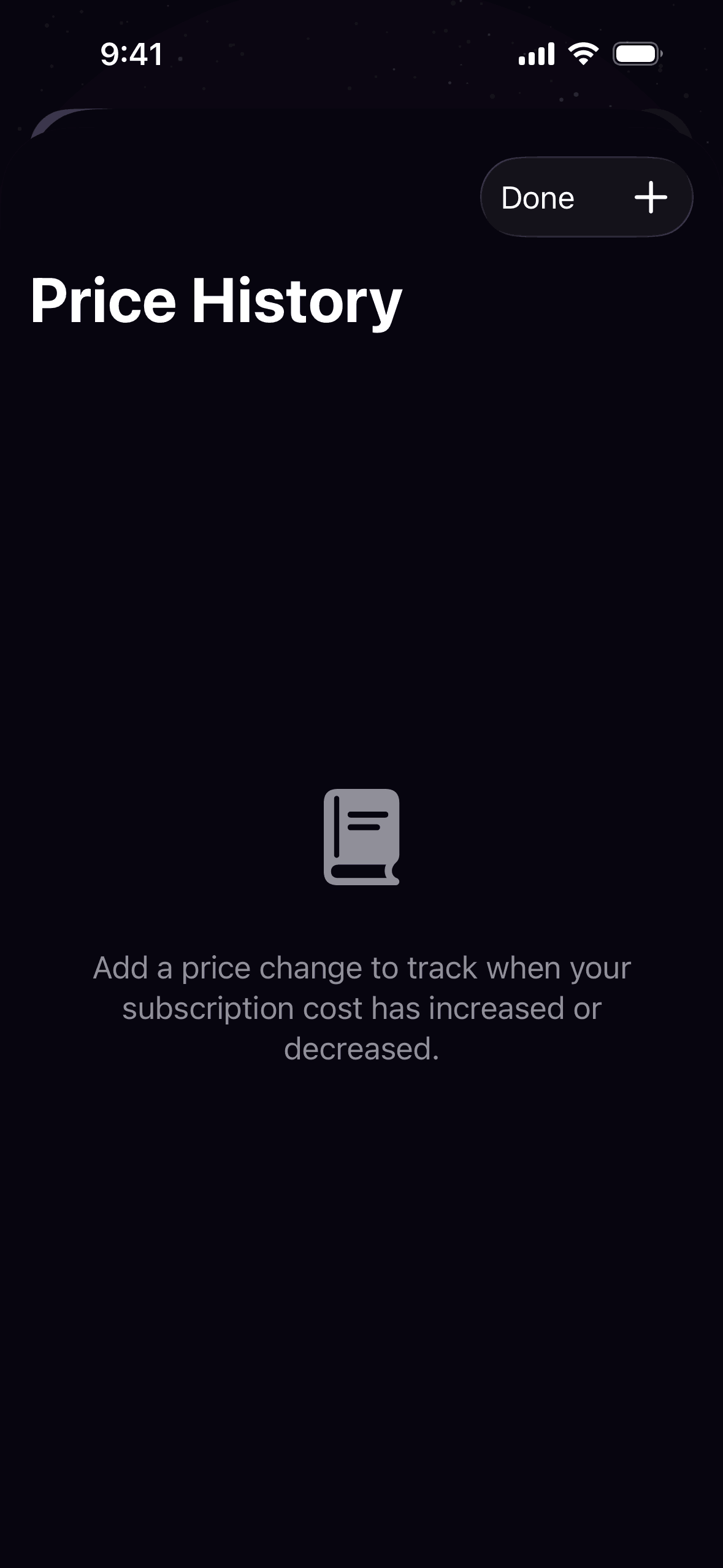 Orbit iOS Finance interface screenshot 14