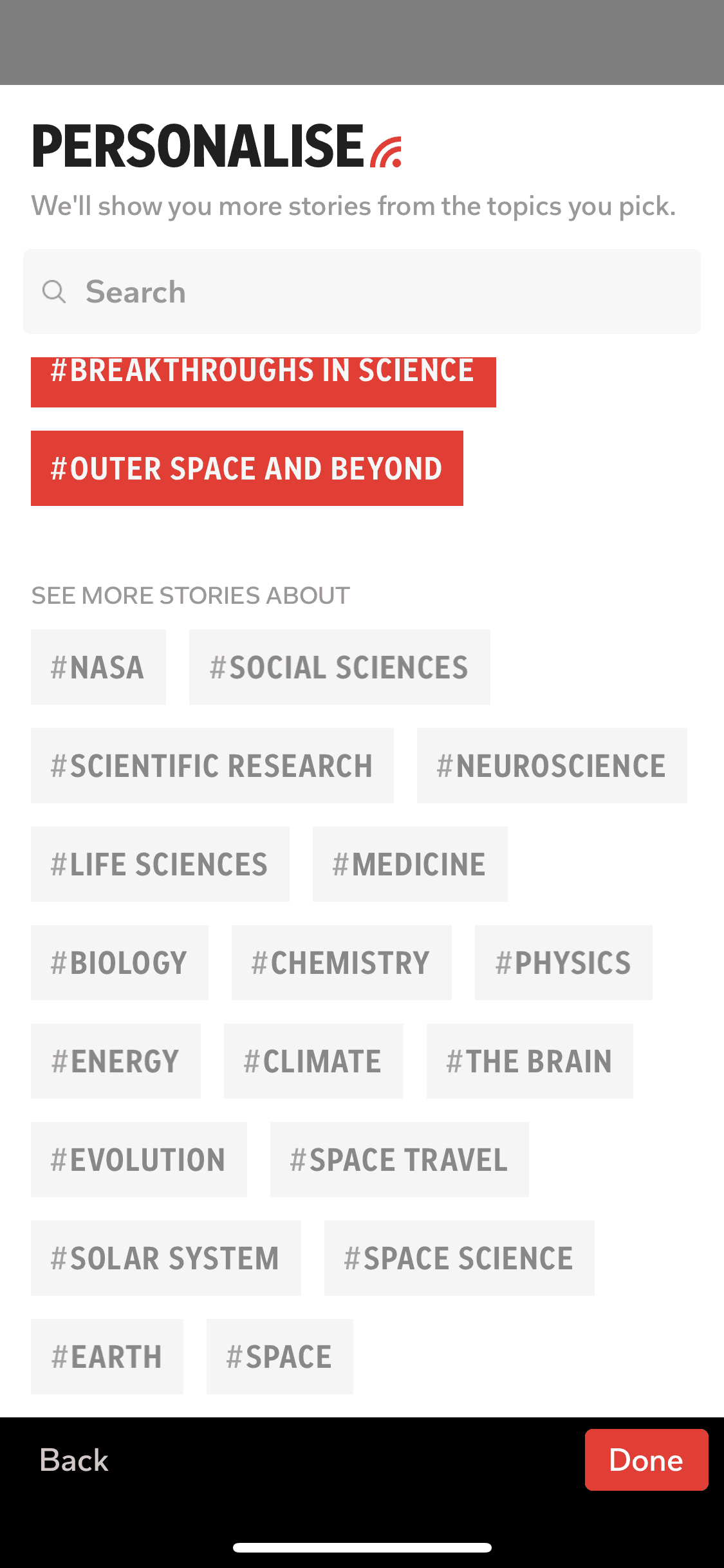 Flipboard iOS News interface screenshot 20