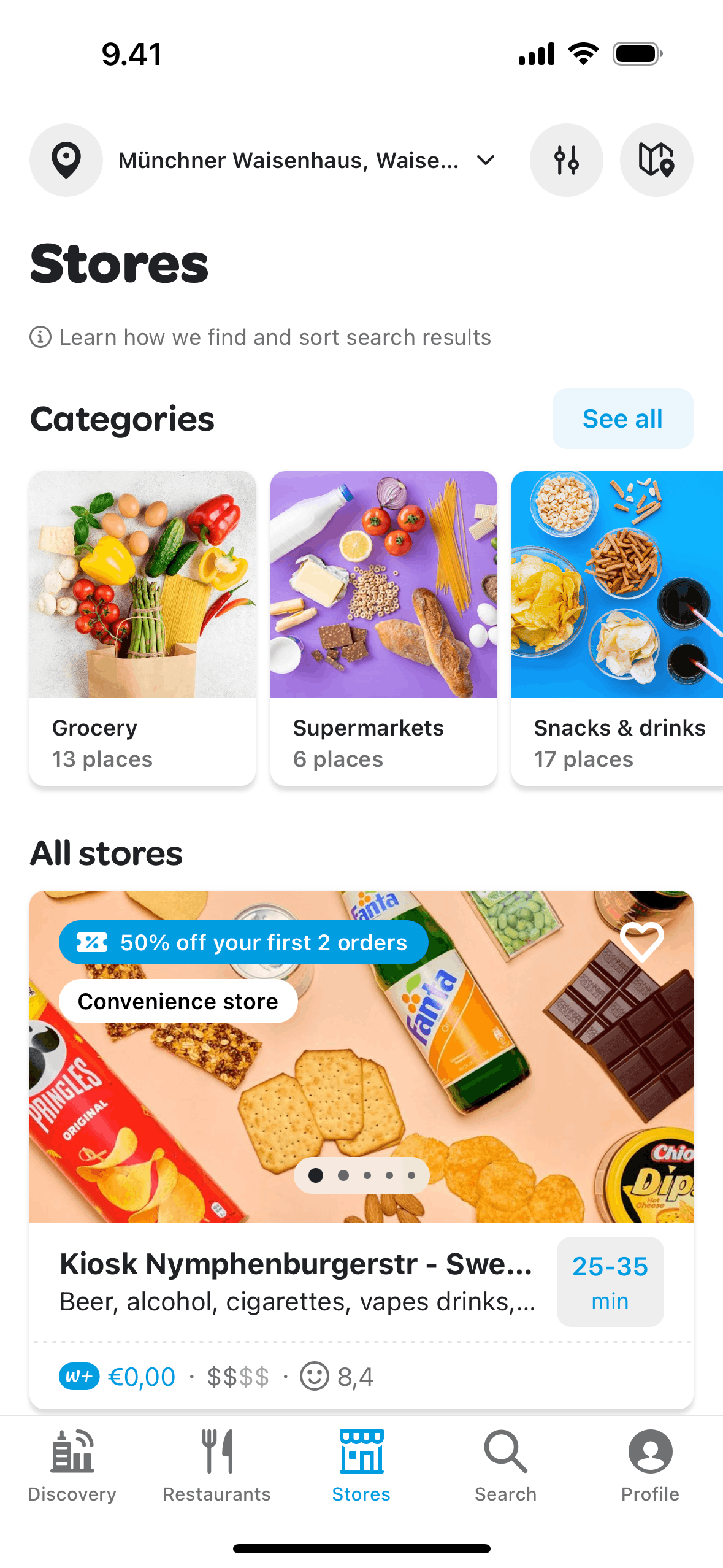 Wolt Delivery iOS Food & Drink interface screenshot 12