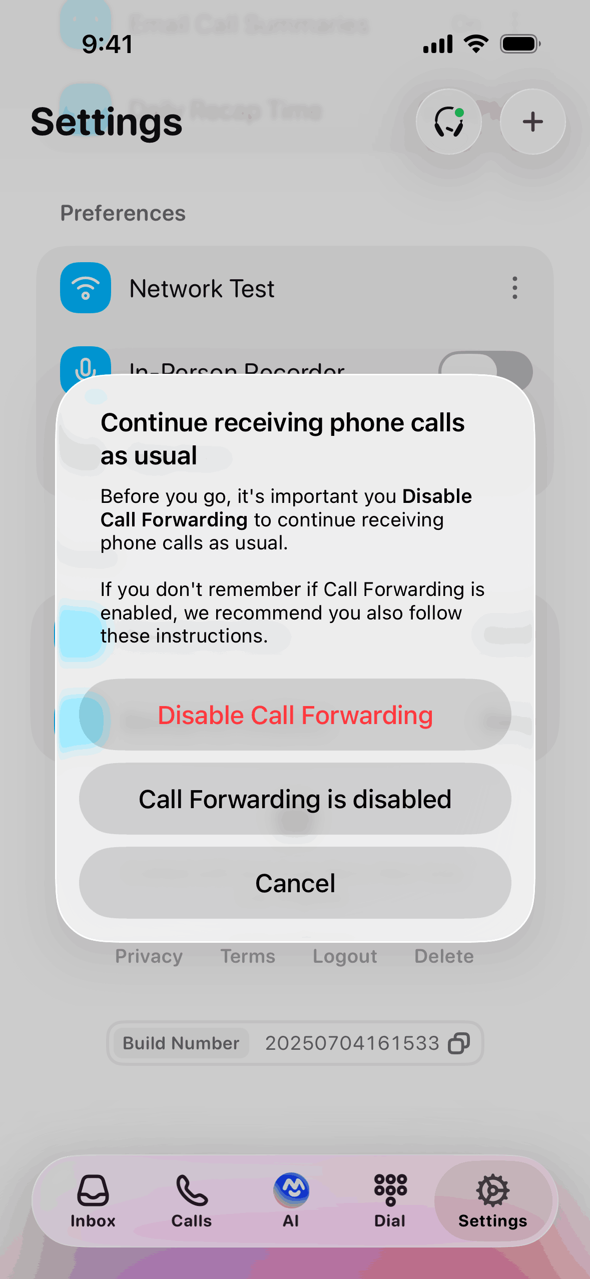 Beside iOS AI interface screenshot 17