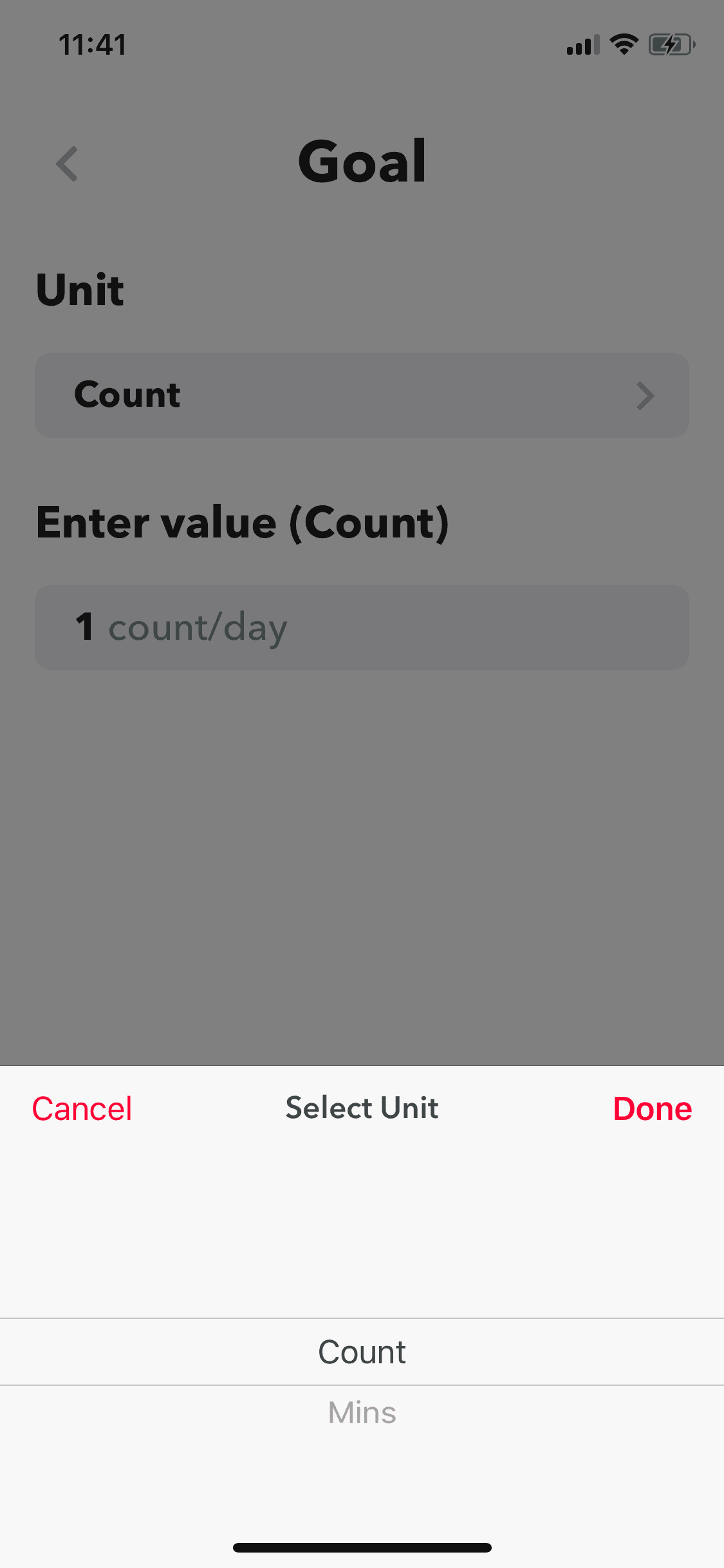 HabitMinder iOS Health & Fitness interface screenshot 9