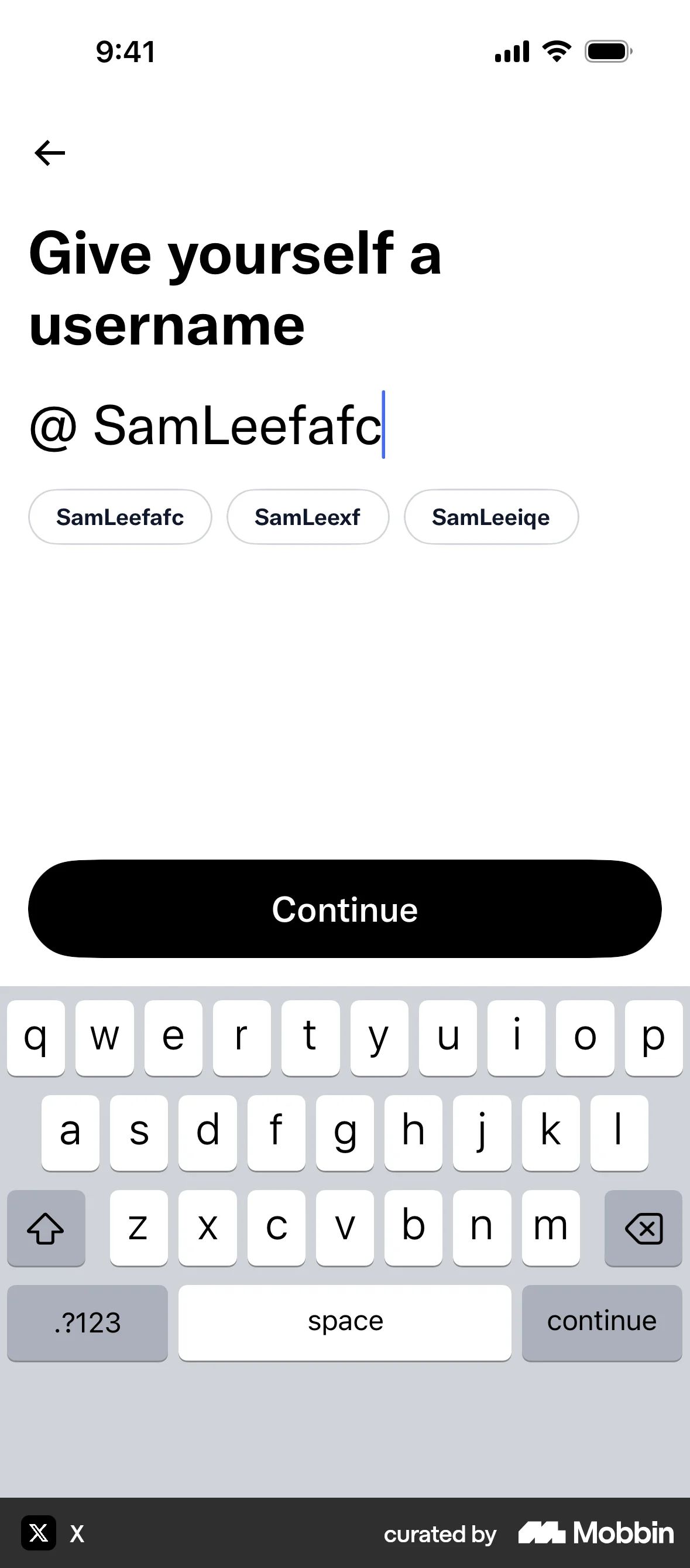 Onboarding on X (ios) screen 11