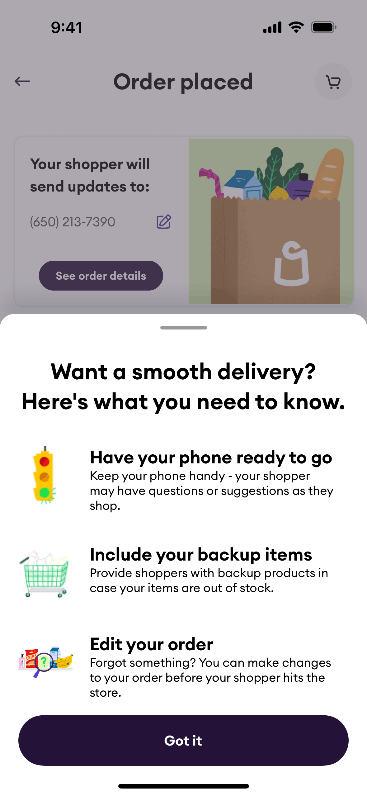 Shipt iOS Shopping interface screenshot 23
