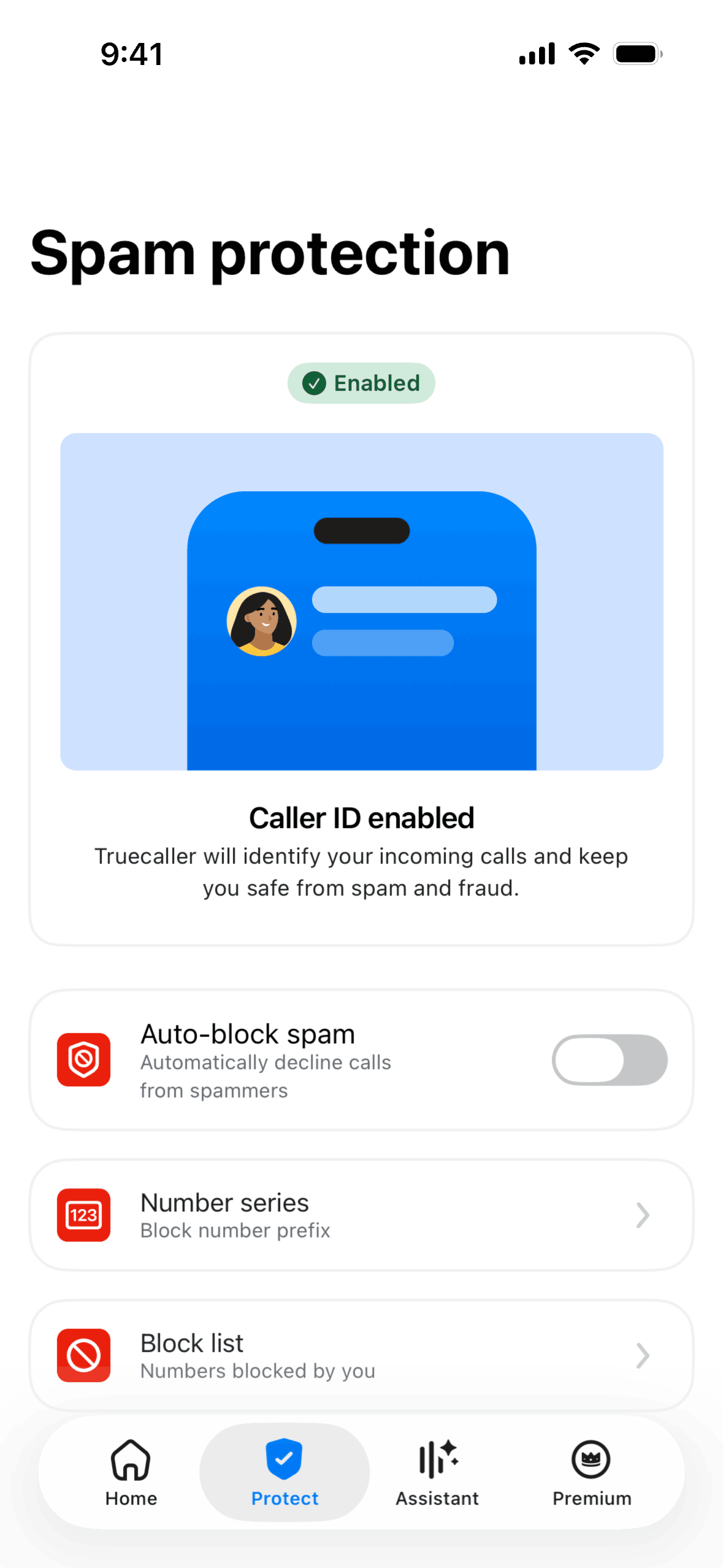 Truecaller iOS Utilities interface screenshot 18