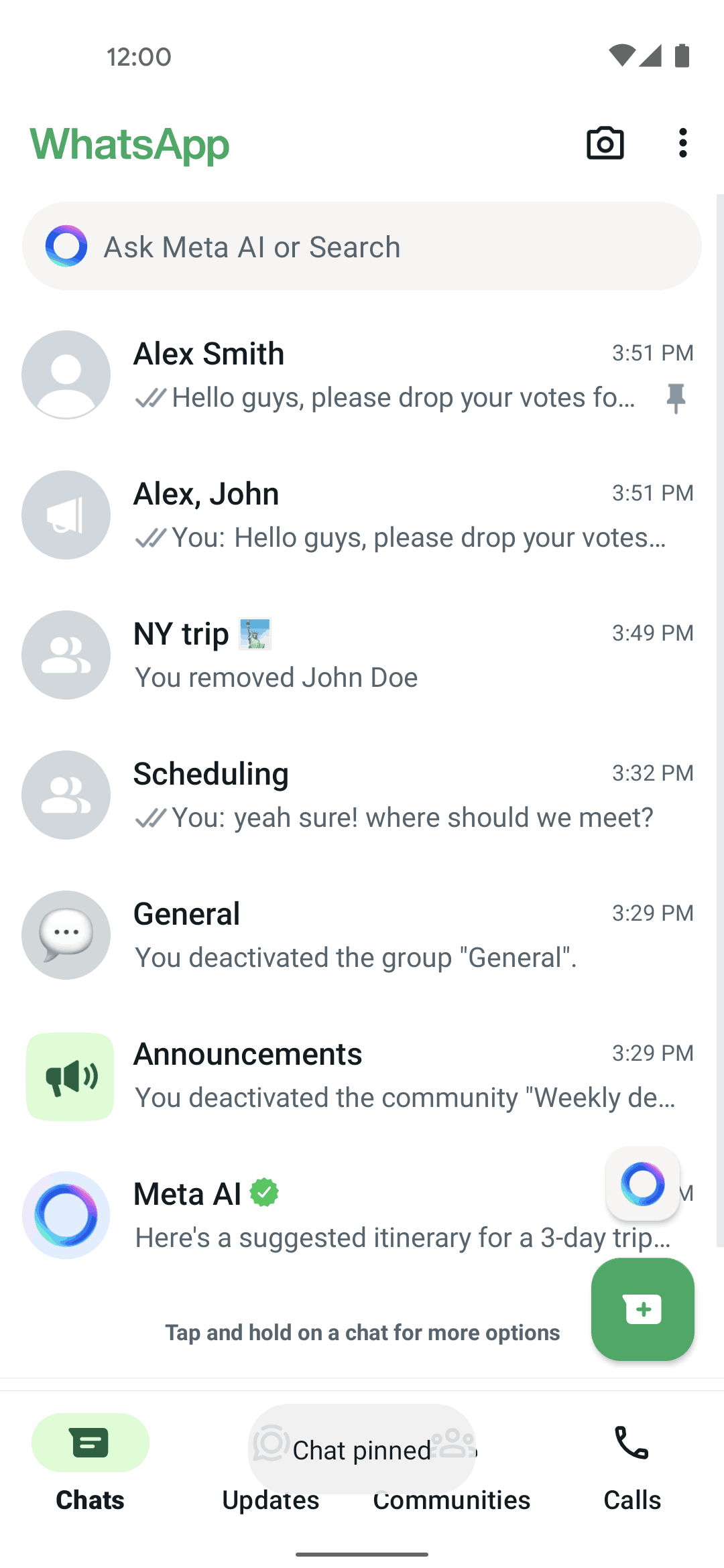WhatsApp Android Social Networking interface screenshot 24
