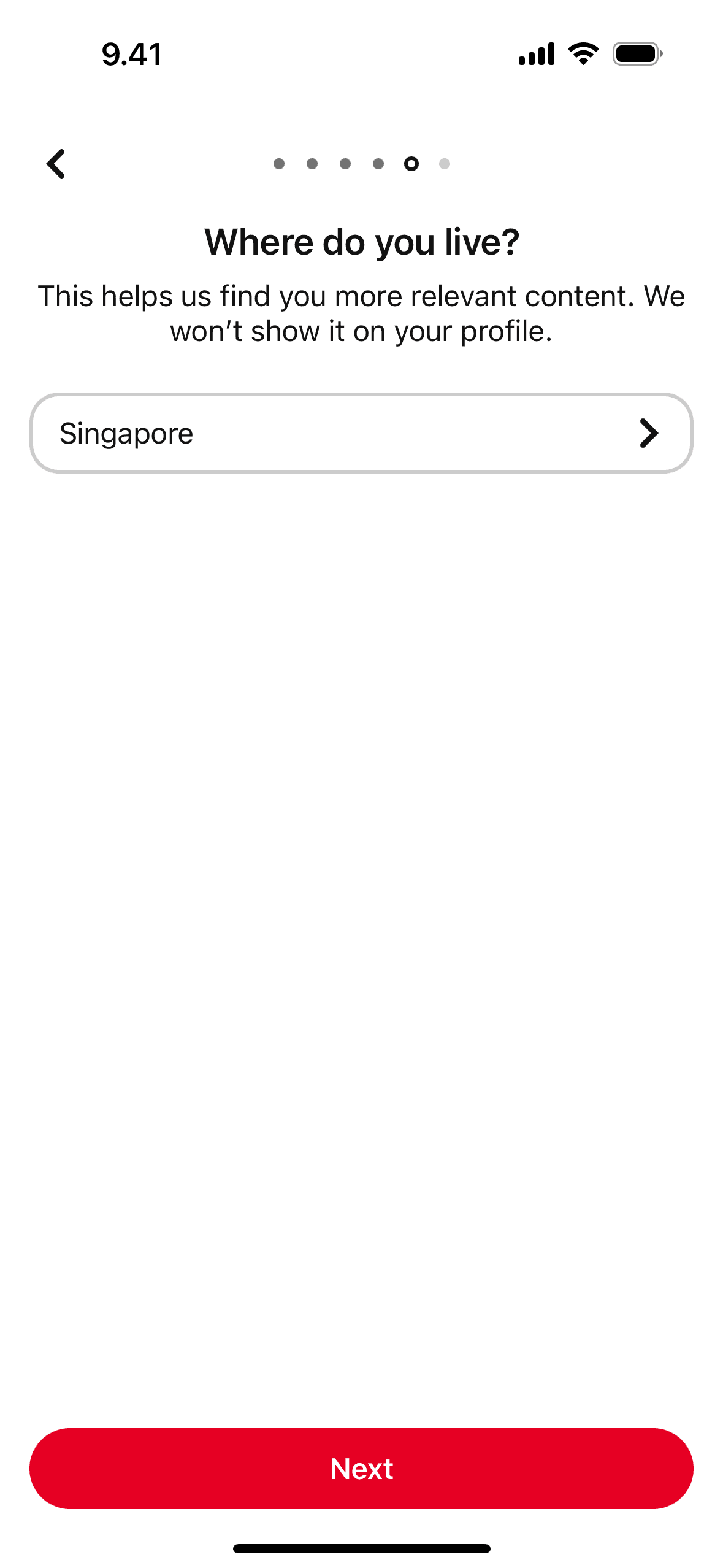 Pinterest iOS Photo & Video interface screenshot 11